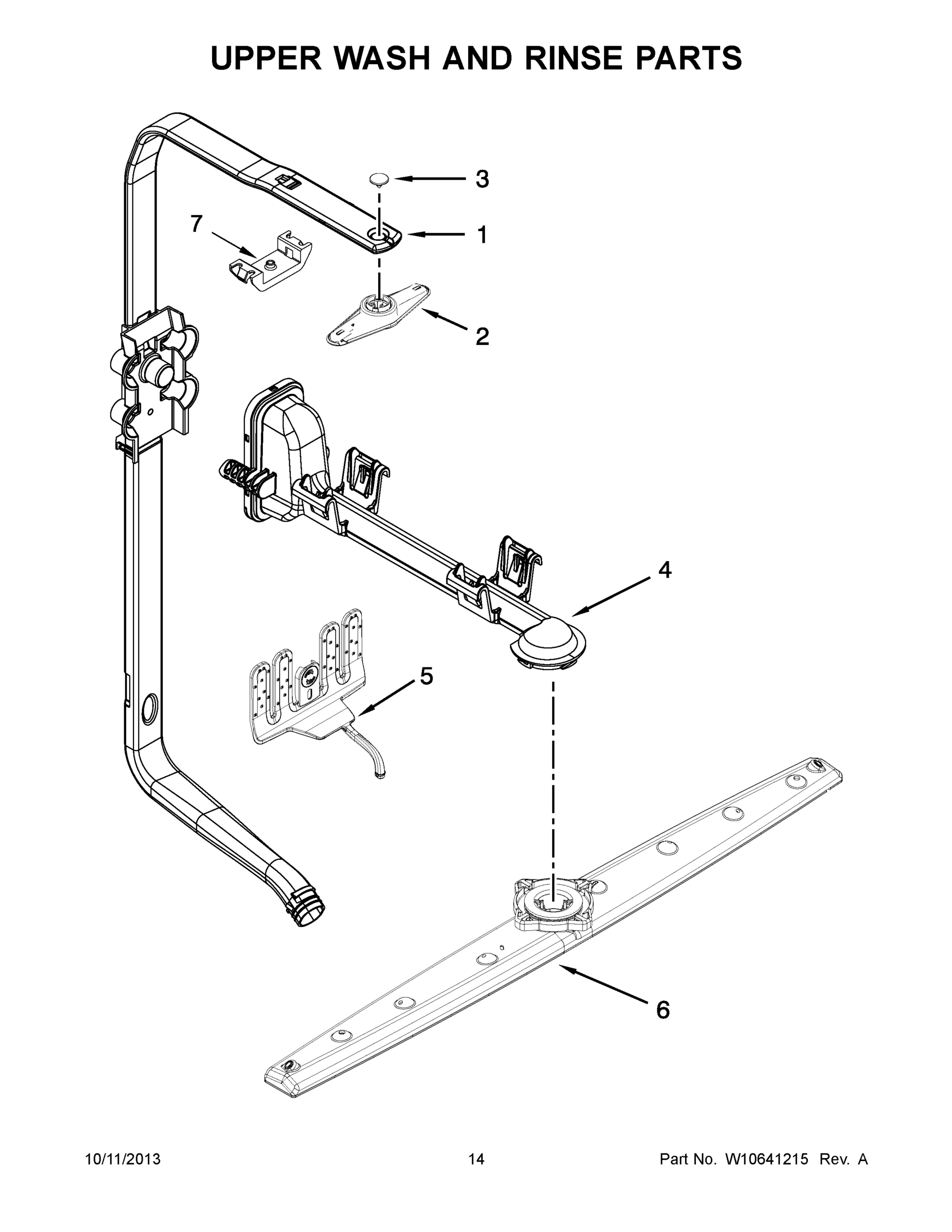 08 - UPPER WASH AND RINSE PARTS