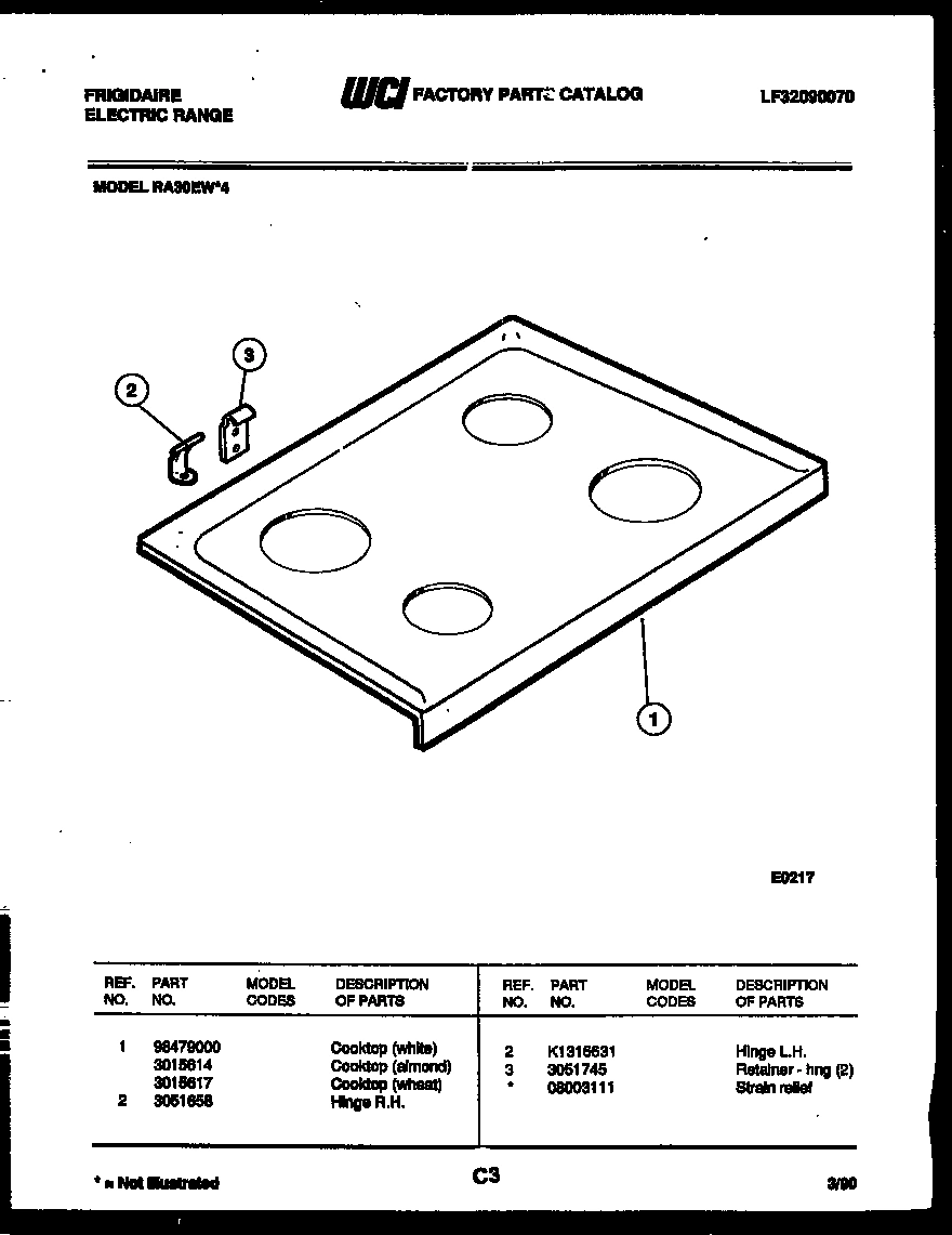 03 - COOKTOP PARTS