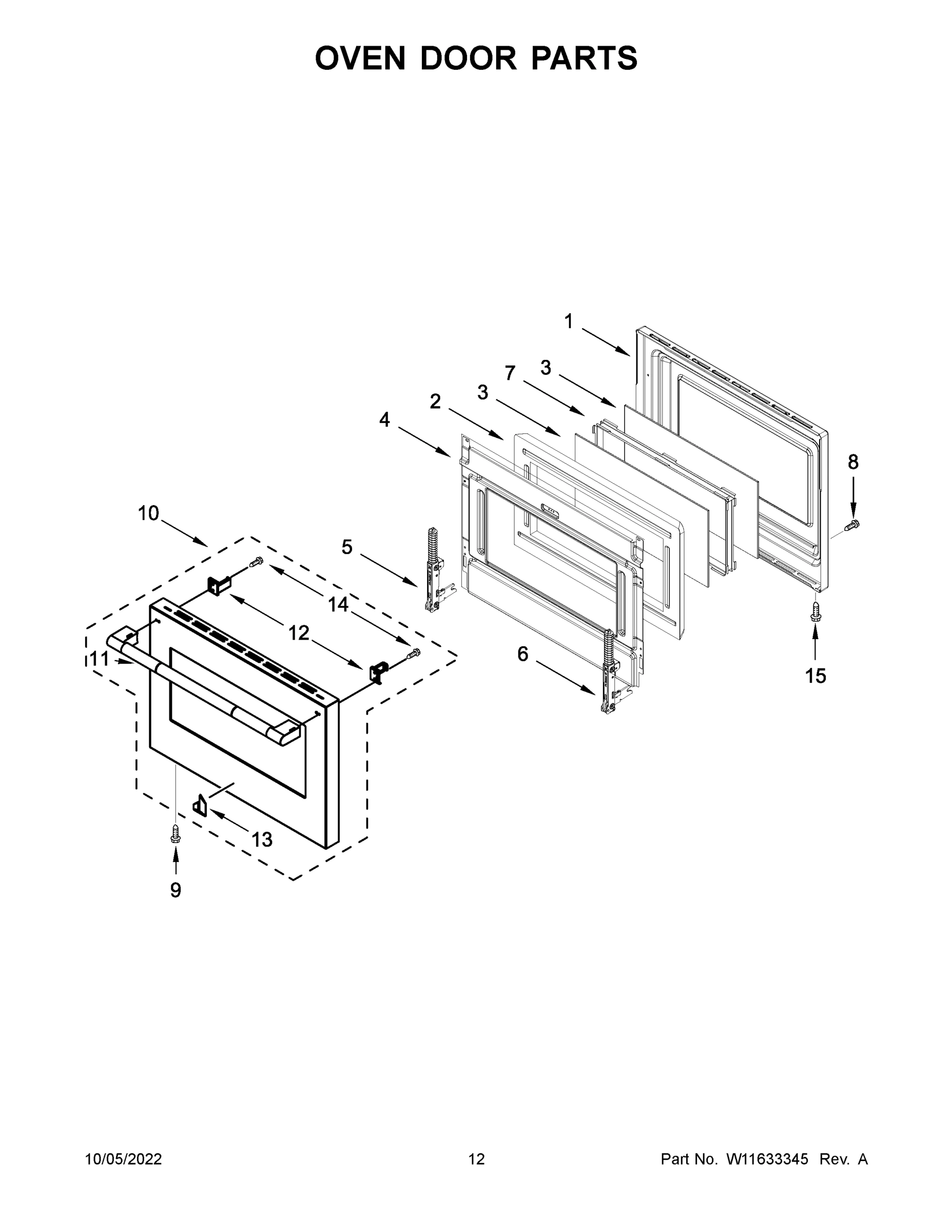 07 - OVEN DOOR PARTS