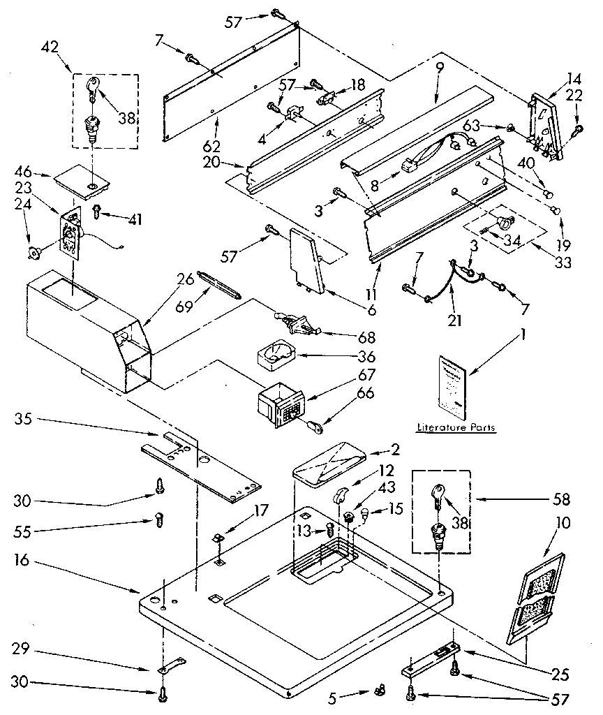TOP AND CONSOLE PARTS