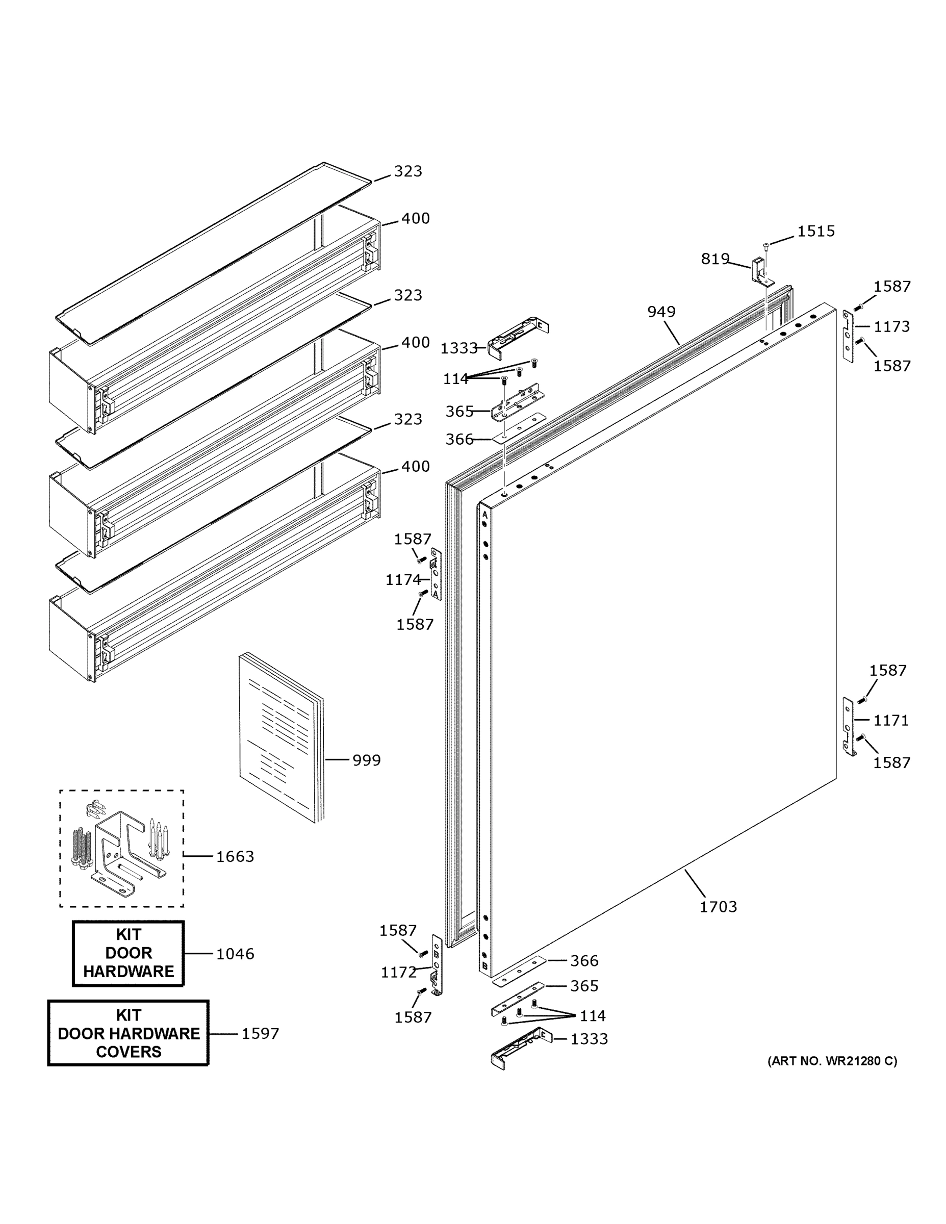 REFRIGERATOR DOOR