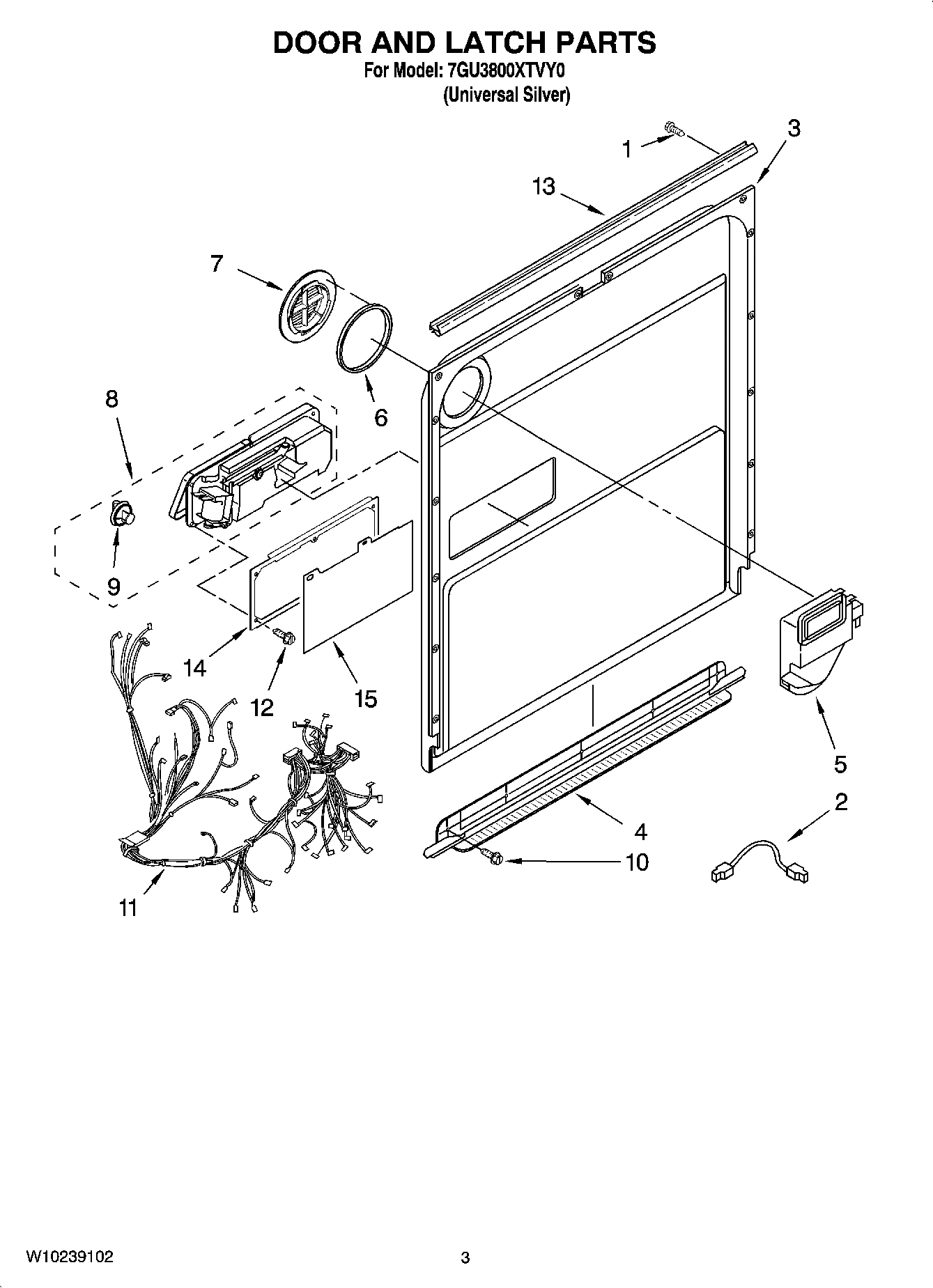 03 - DOOR AND LATCH PARTS