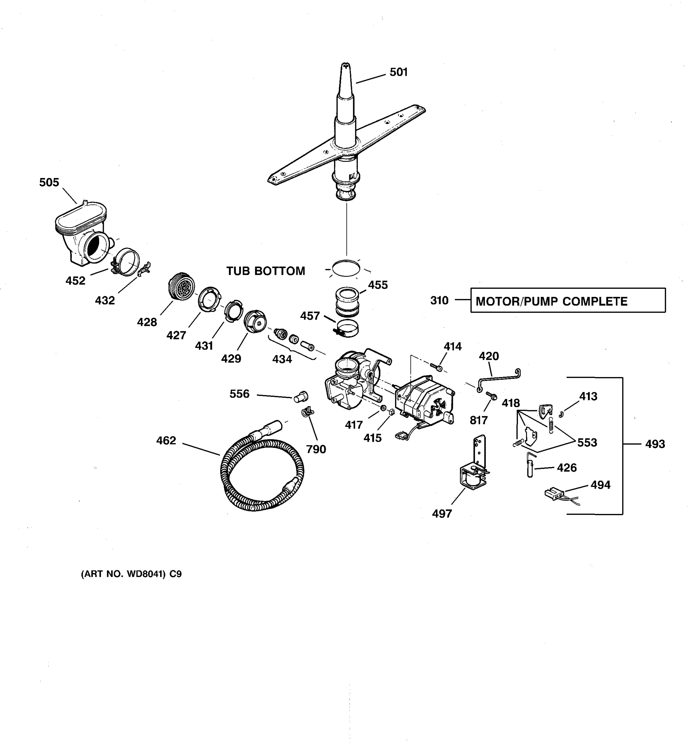 MOTOR-PUMP MECHANISM