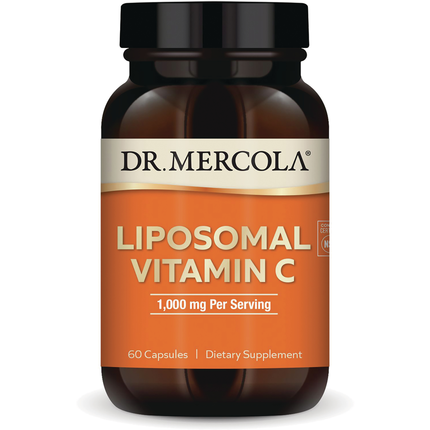 Dr. Mercola Liposomal Vitamin C | 1000 mg | 60 Caps
