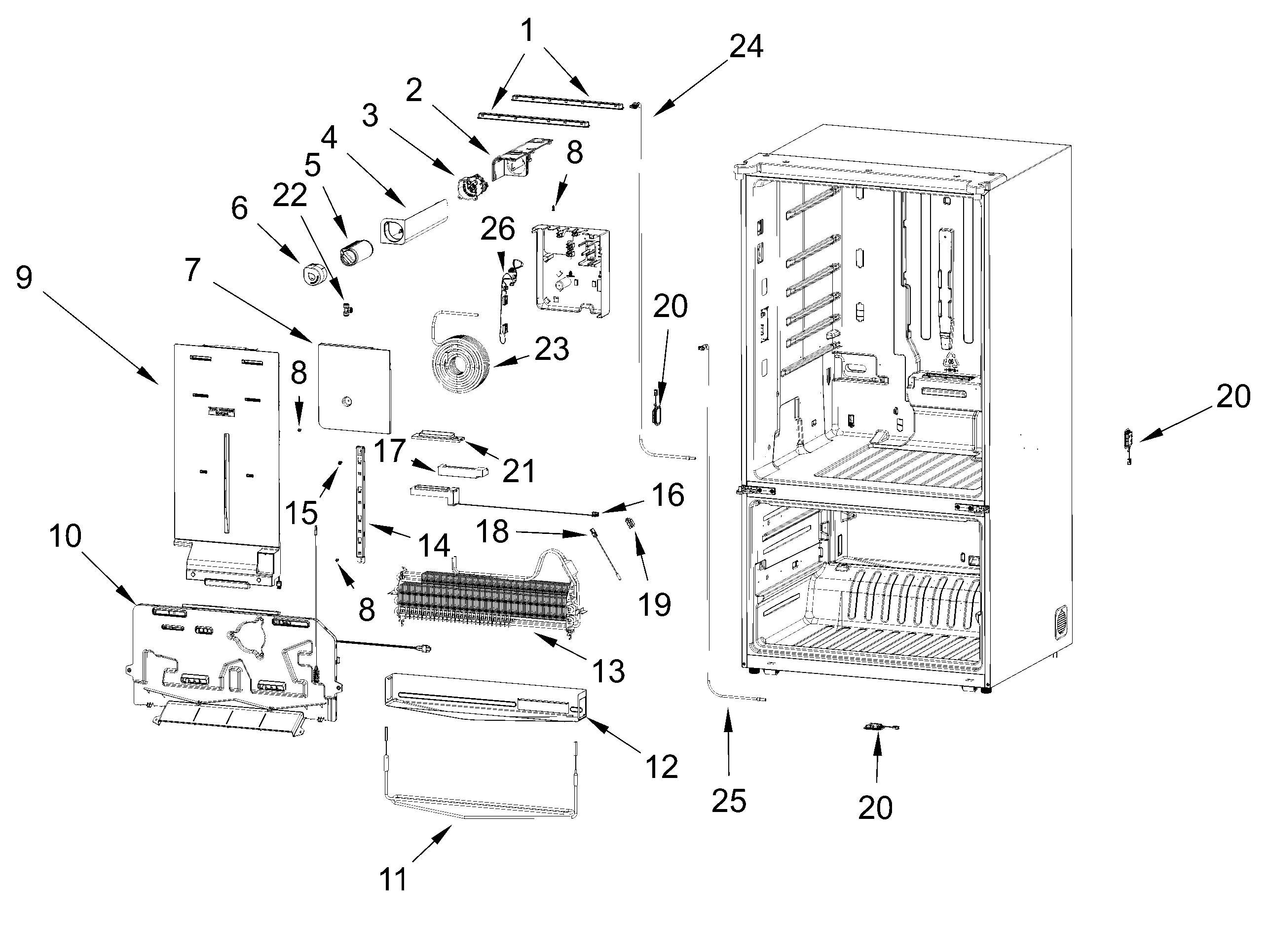 WATER AND FILTER PARTS