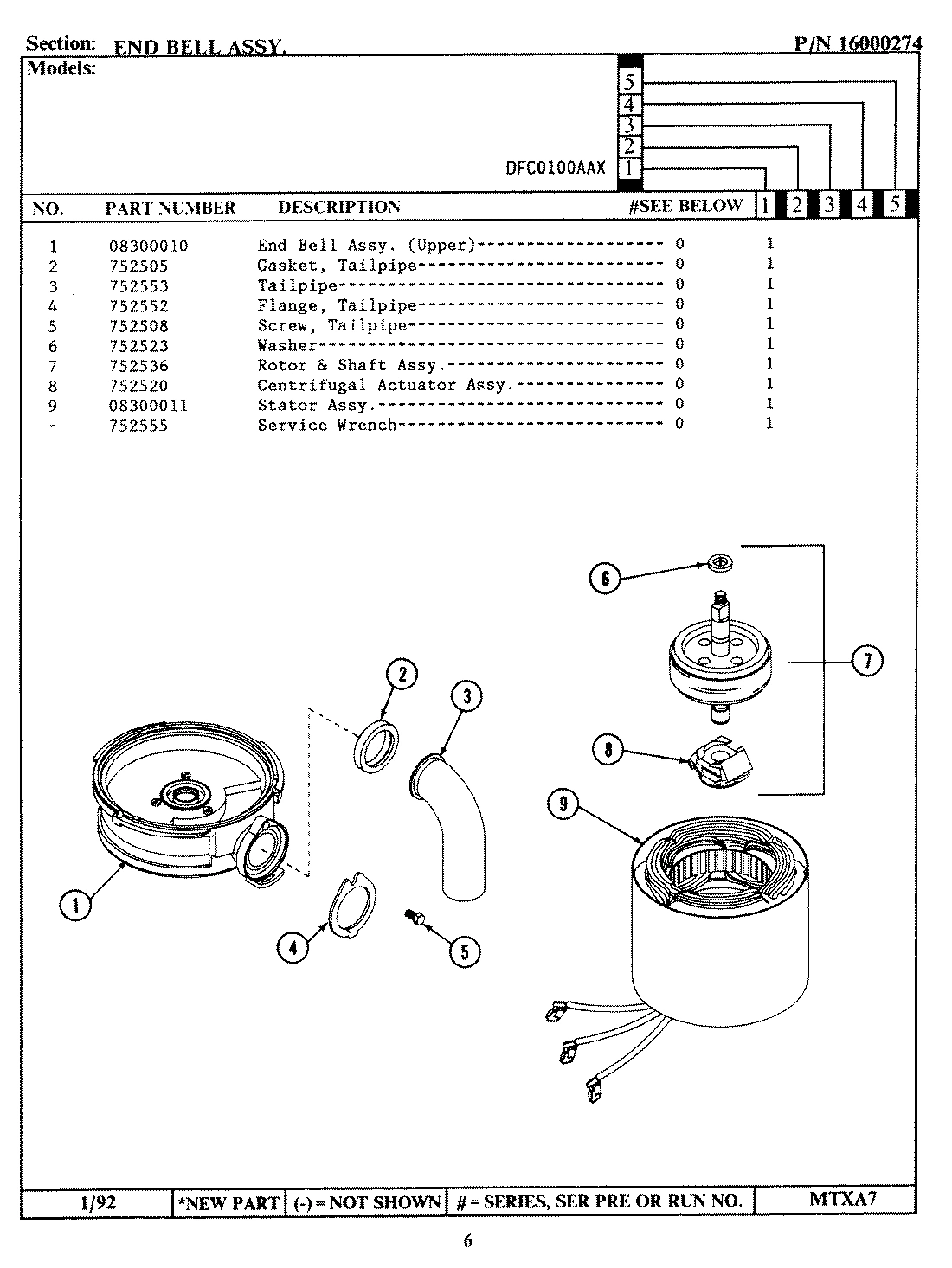 02 - END BELL ASSY. (DFC0100AAX)