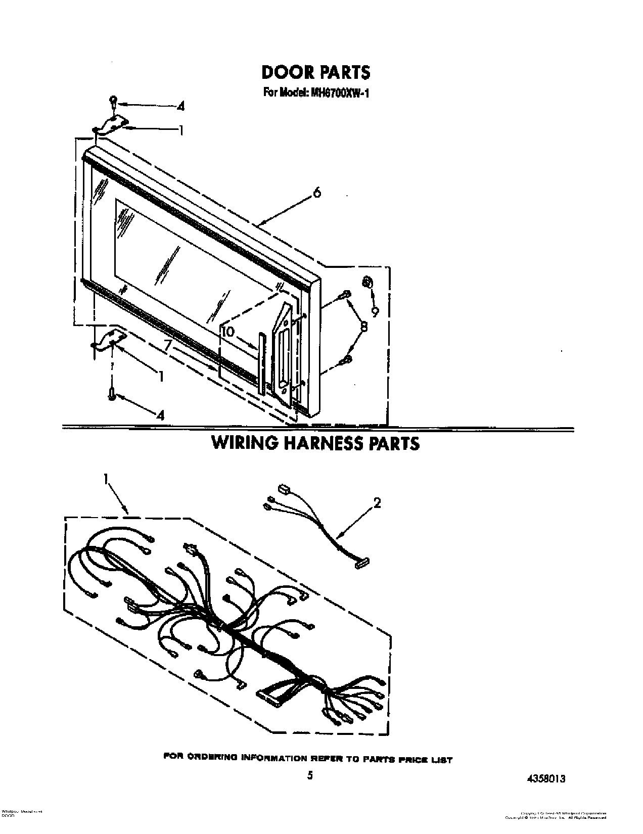 05 - DOOR, WIRING HARNESS, LIT/OPTIONAL