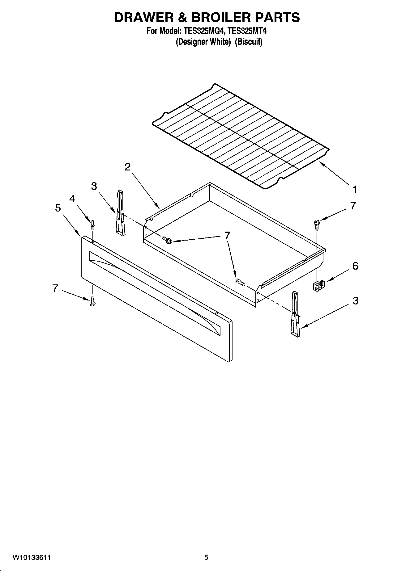 04 - DRAWER & BROILER PARTS