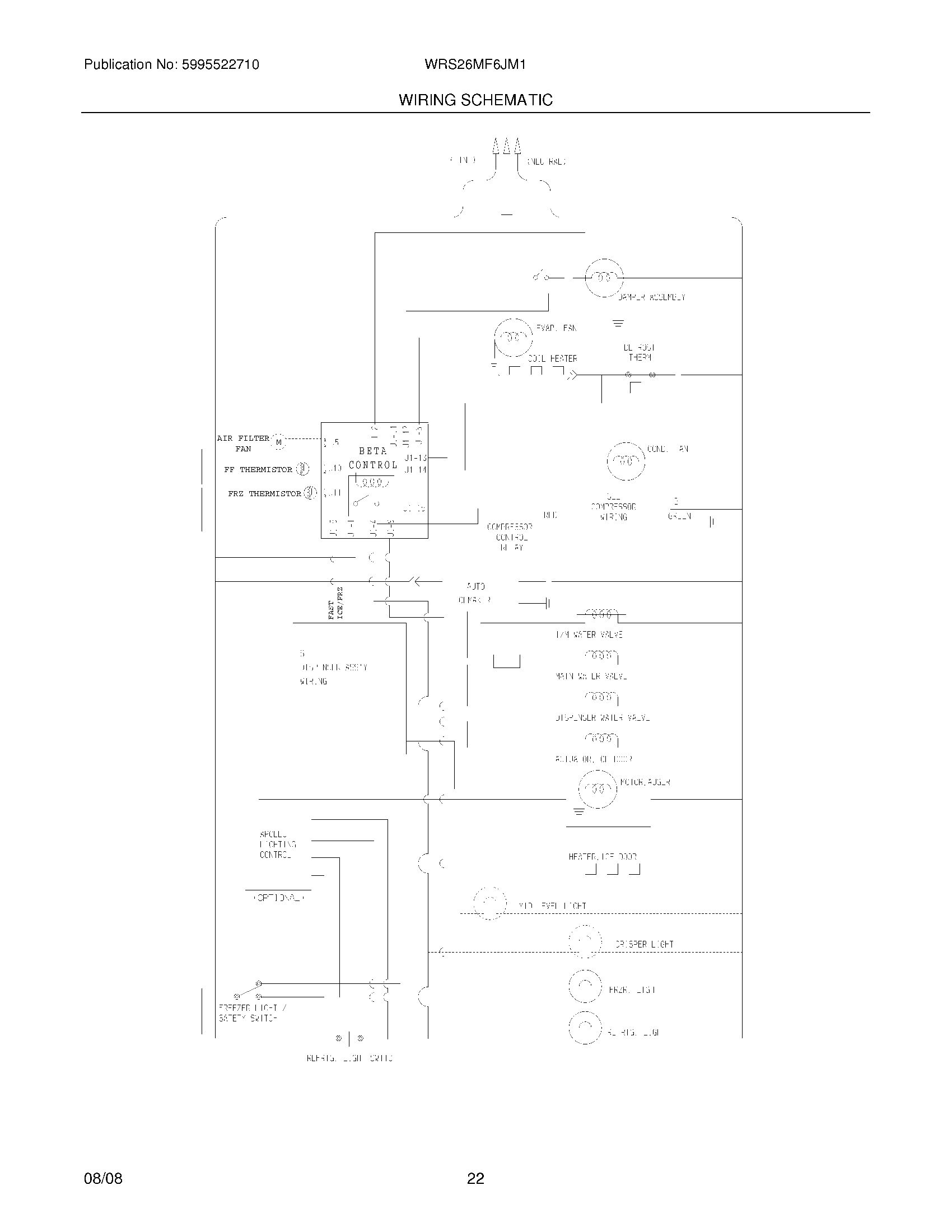 22 - WIRING SCHEMATIC