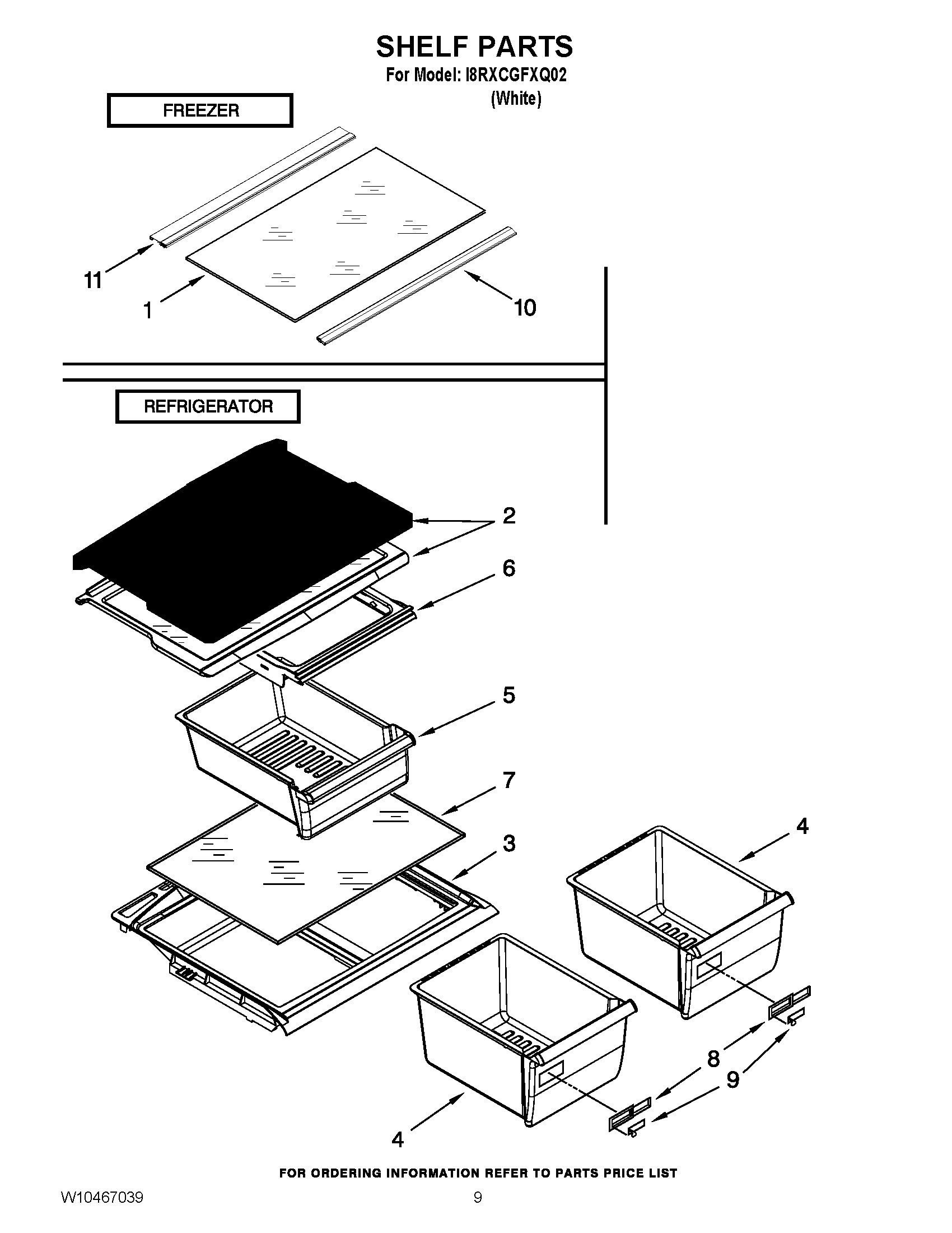 05 - SHELF PARTS