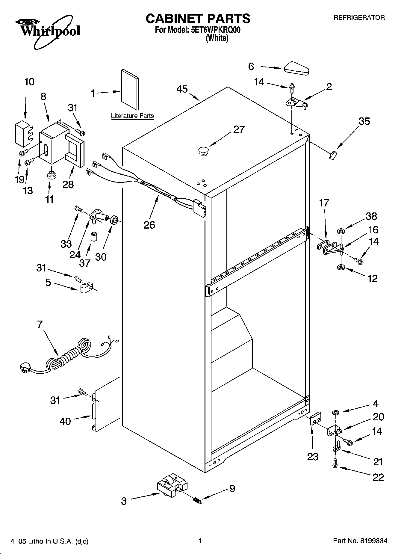 01 - CABINET PARTS