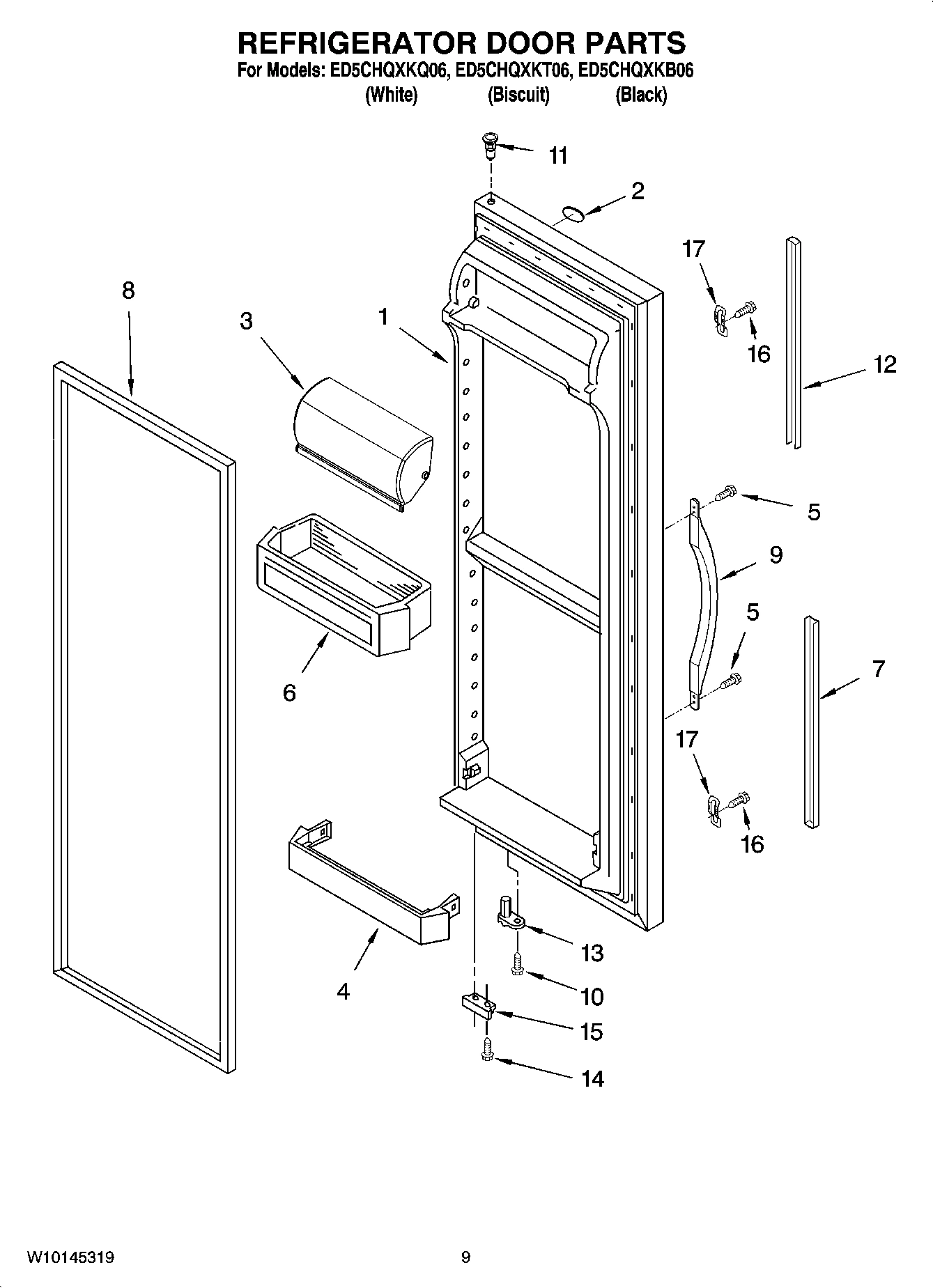 06 - REFRIGERATOR DOOR PARTS