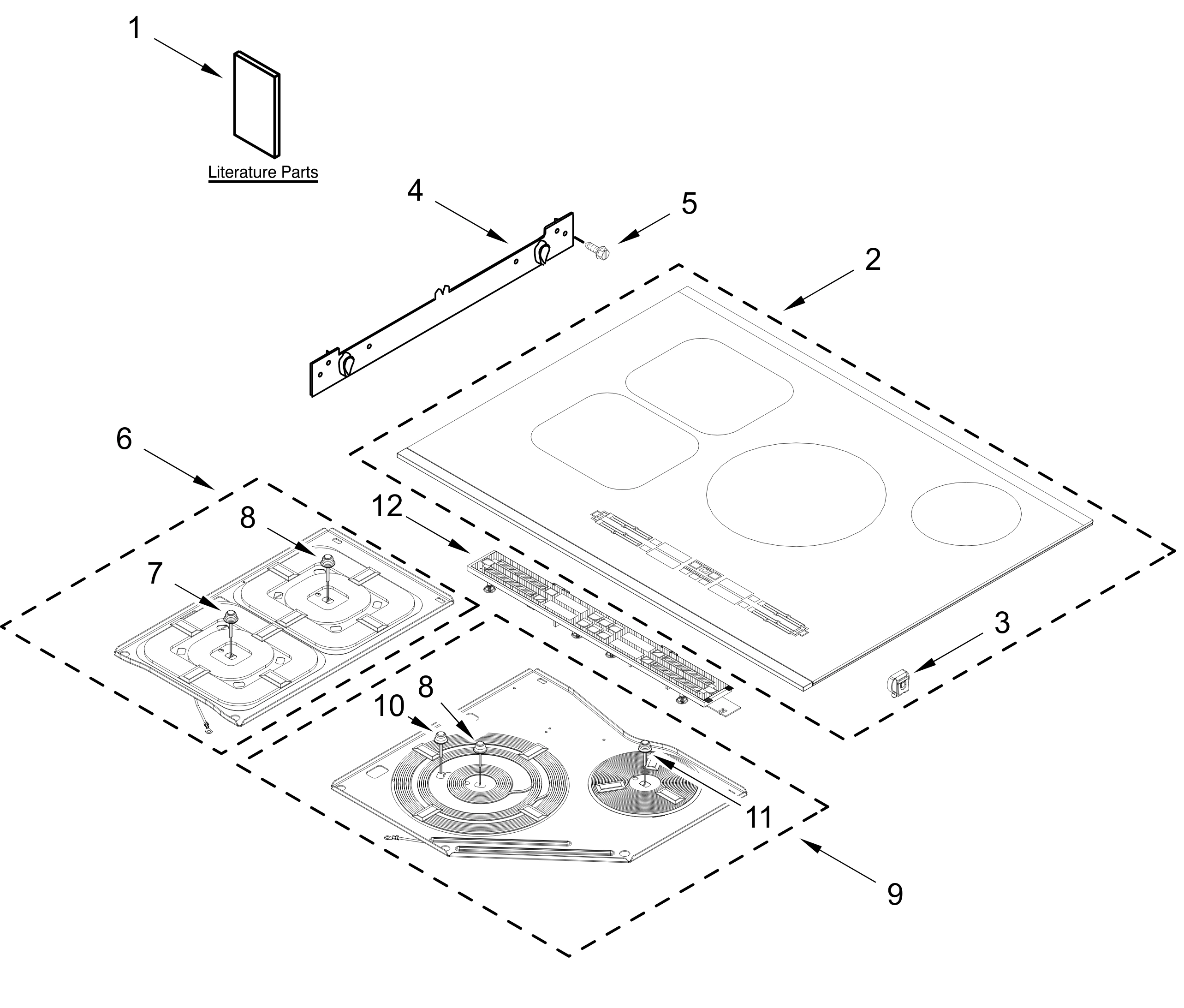 COOKTOP PARTS