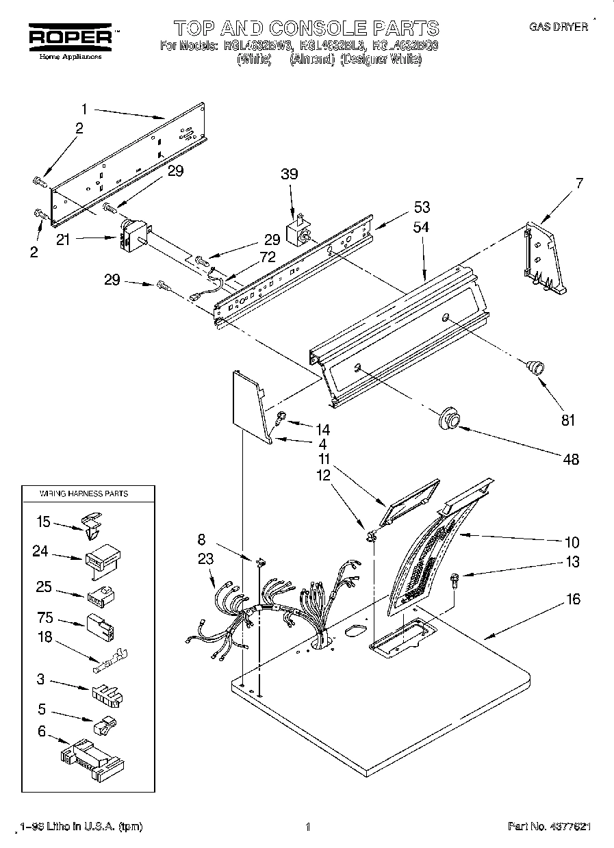 01 - TOP AND CONSOLE, LIT/OPTIONAL