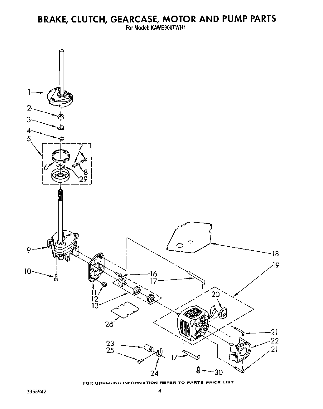 09 - BRAKE, CLUTCH, GEARCASE, MOTOR AND PUMP