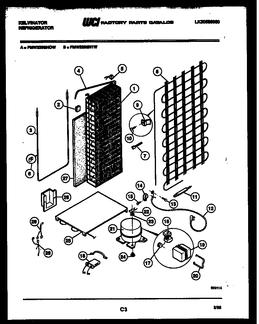 10 - SYSTEM AND AUTOMATIC DEFROST PARTS