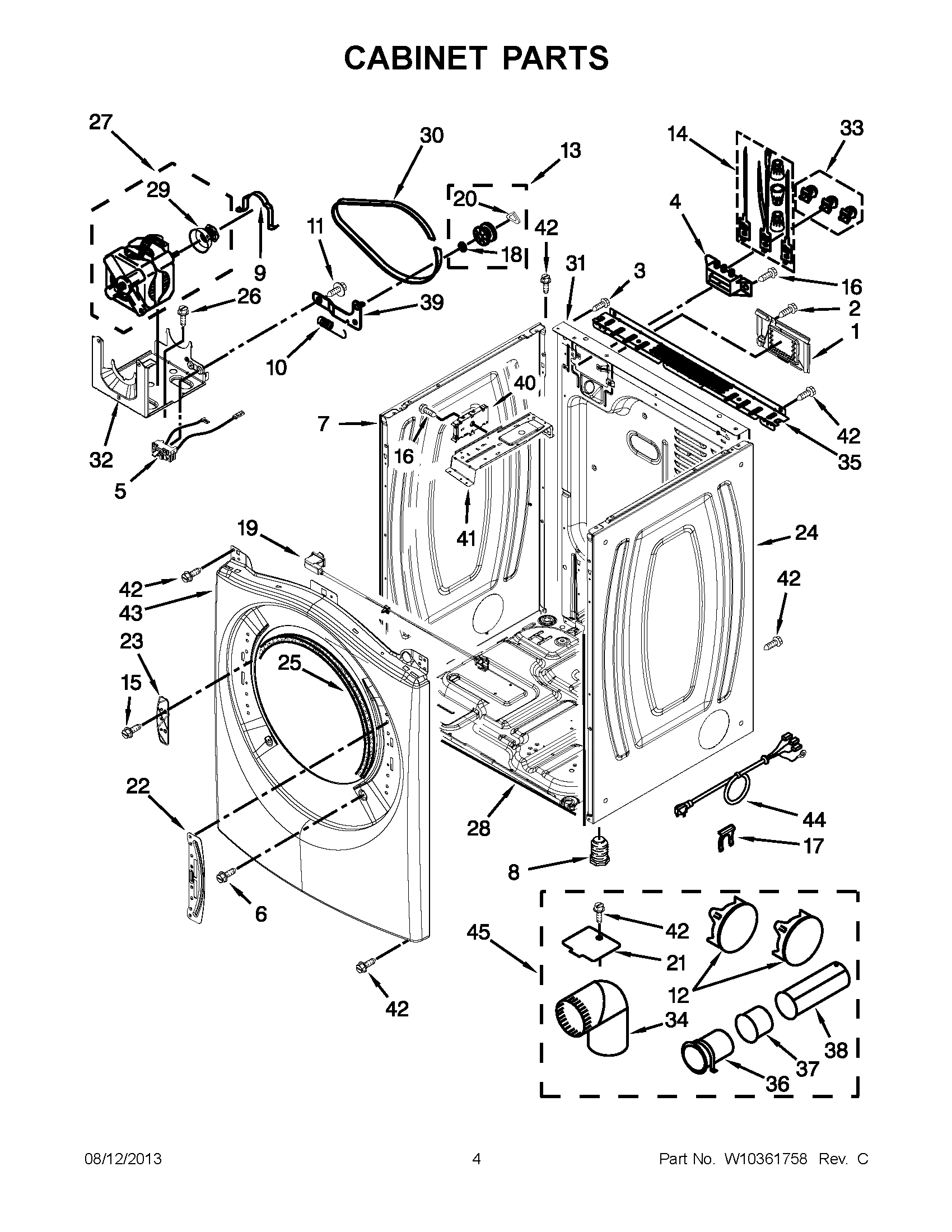 02 - CABINET PARTS