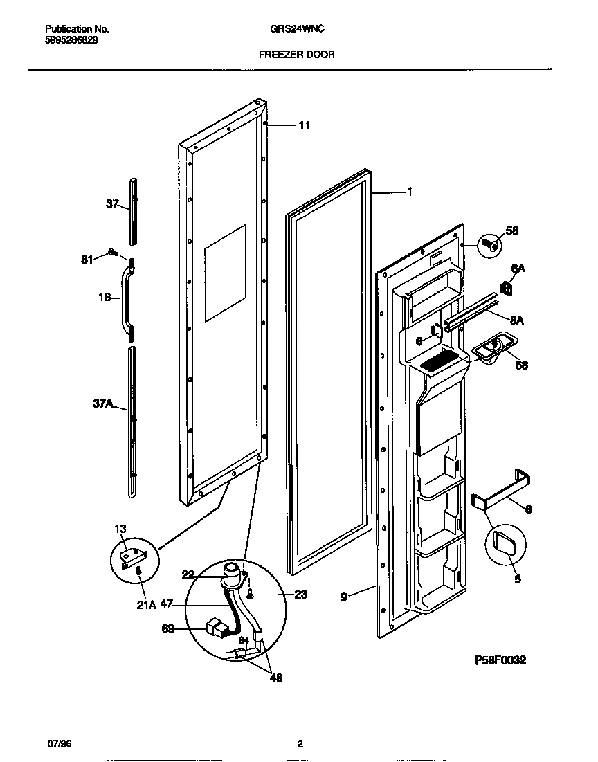 02 - FREEZER DOOR