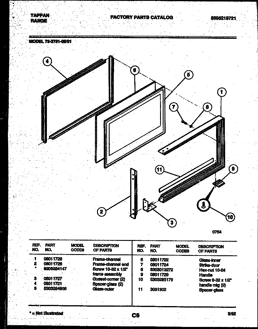 05 - UPPER OVEN DOOR PARTS