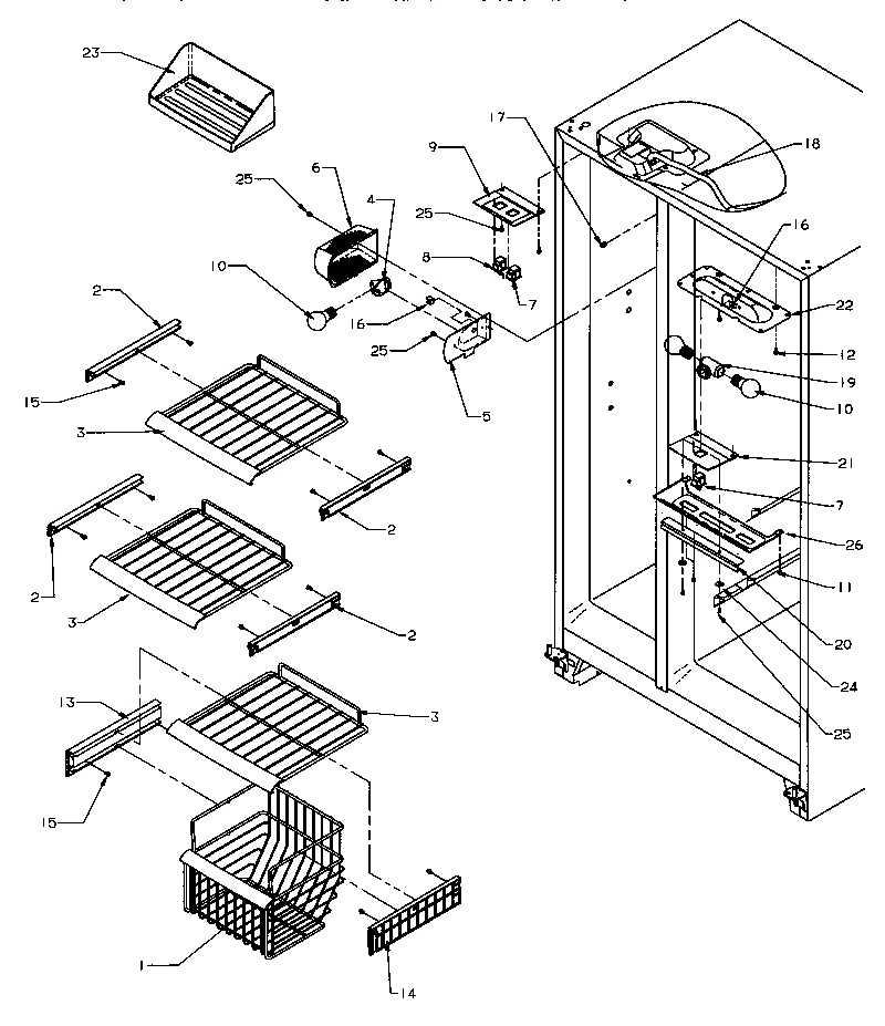 09 - FZ SHELVING & REF LIGHT