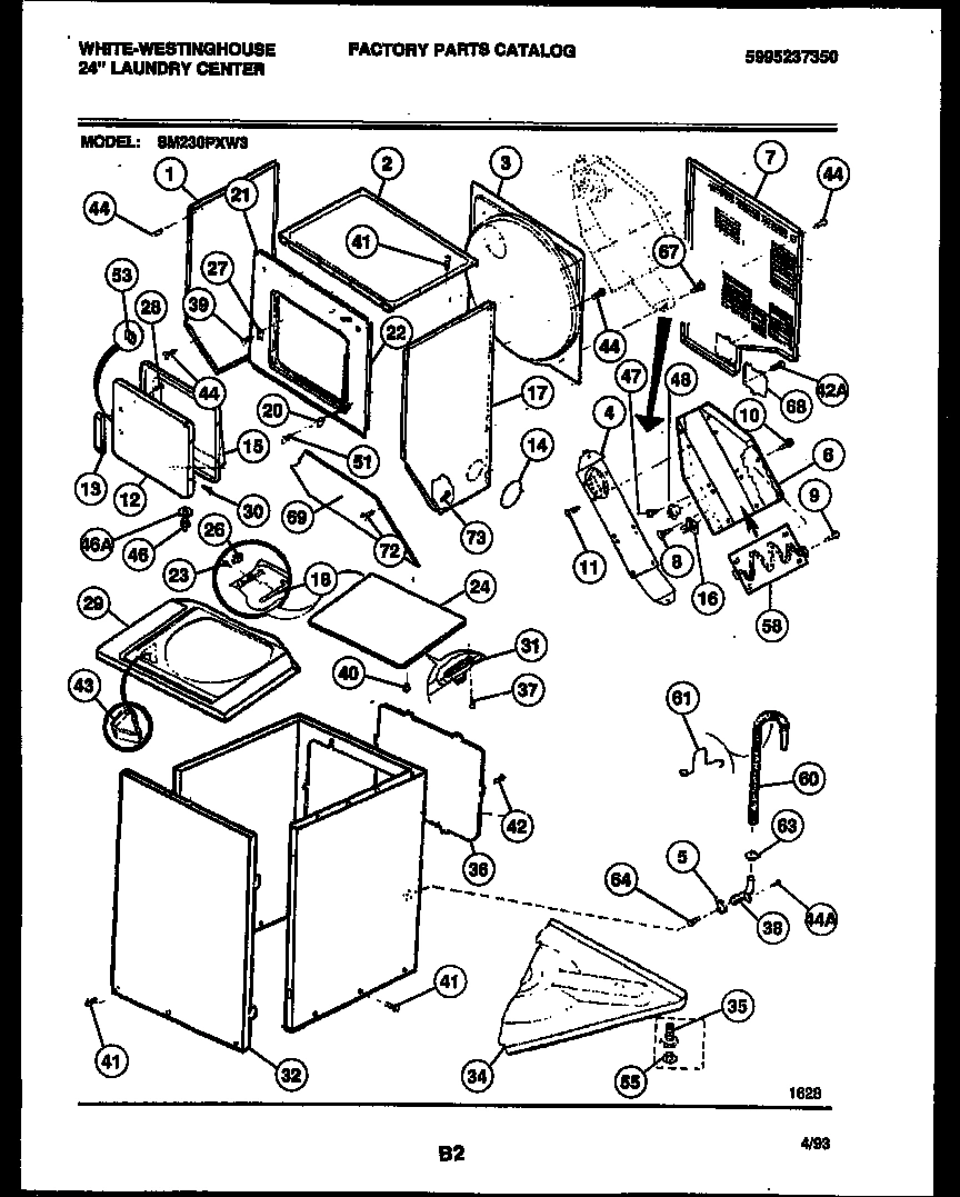 02 - CABINET PARTS AND HEATER