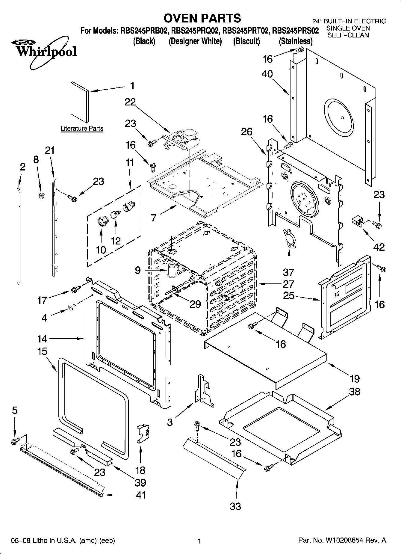 01 - OVEN PARTS