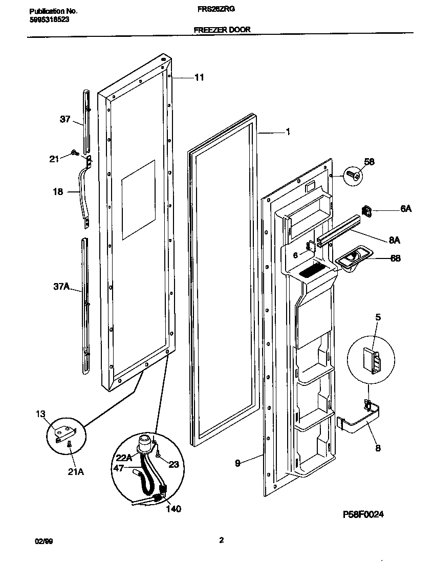 02 - FREEZER DOOR