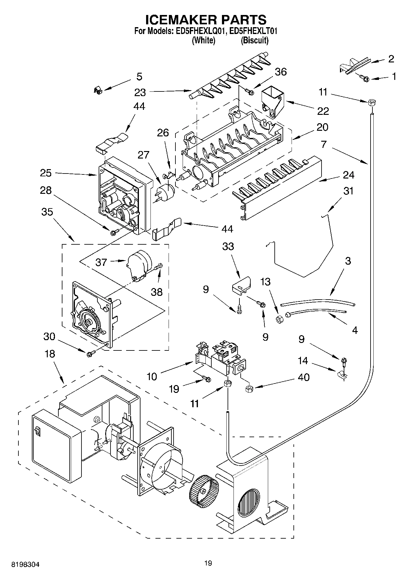 12 - ICE MAKER, OPTIONAL
