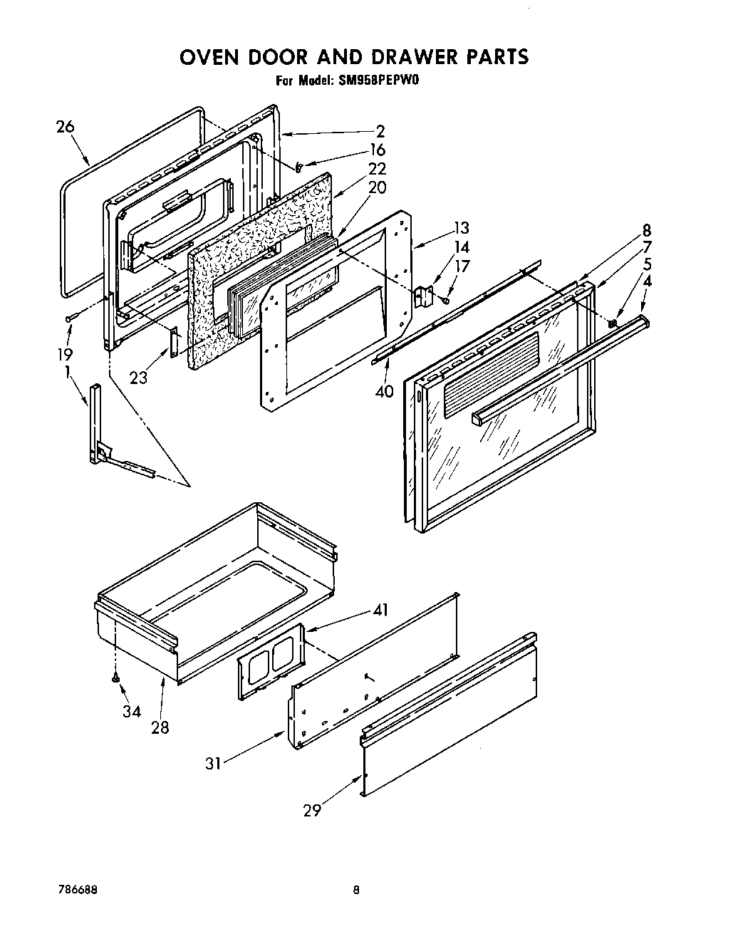 06 - OVEN DOOR AND DRAWER