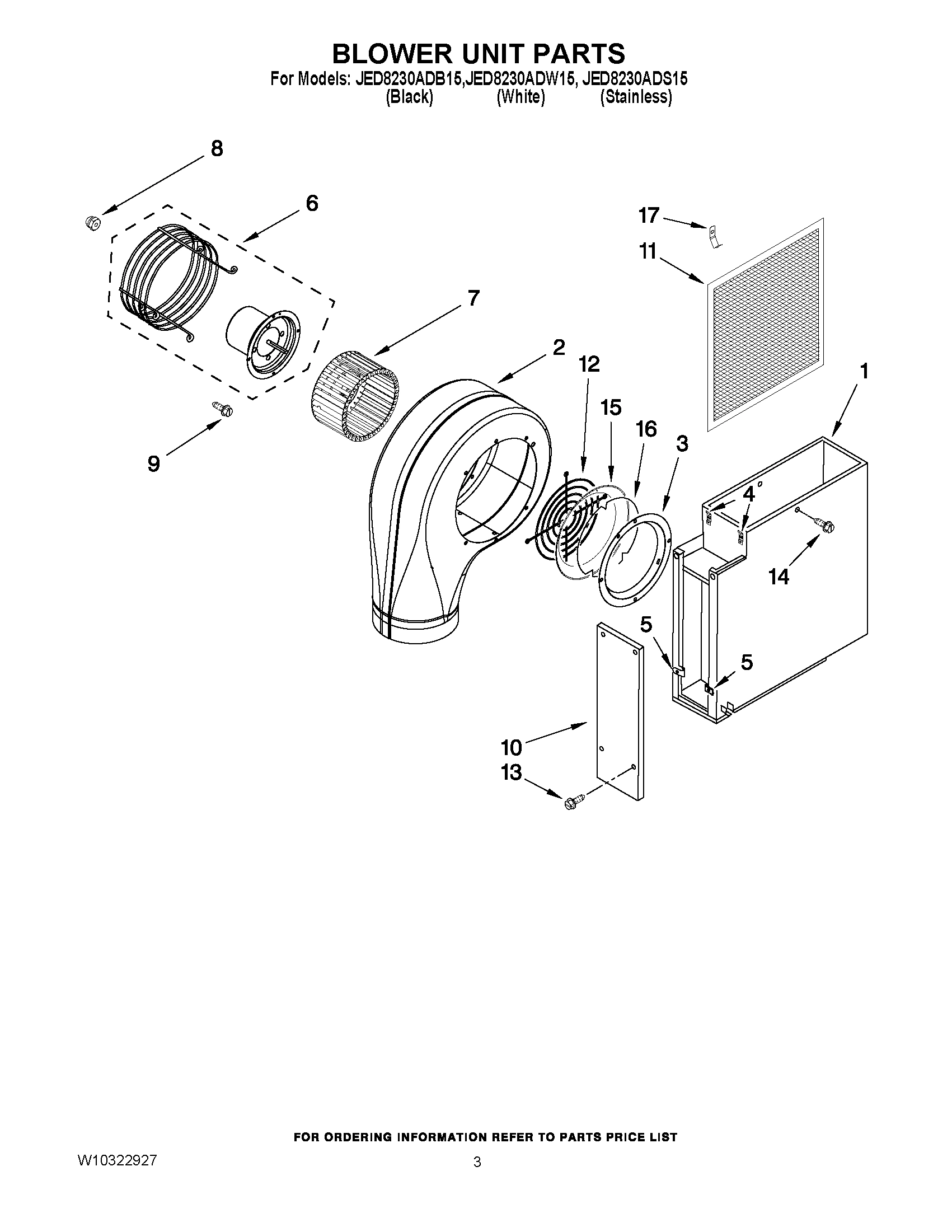 02 - BLOWER UNIT PARTS