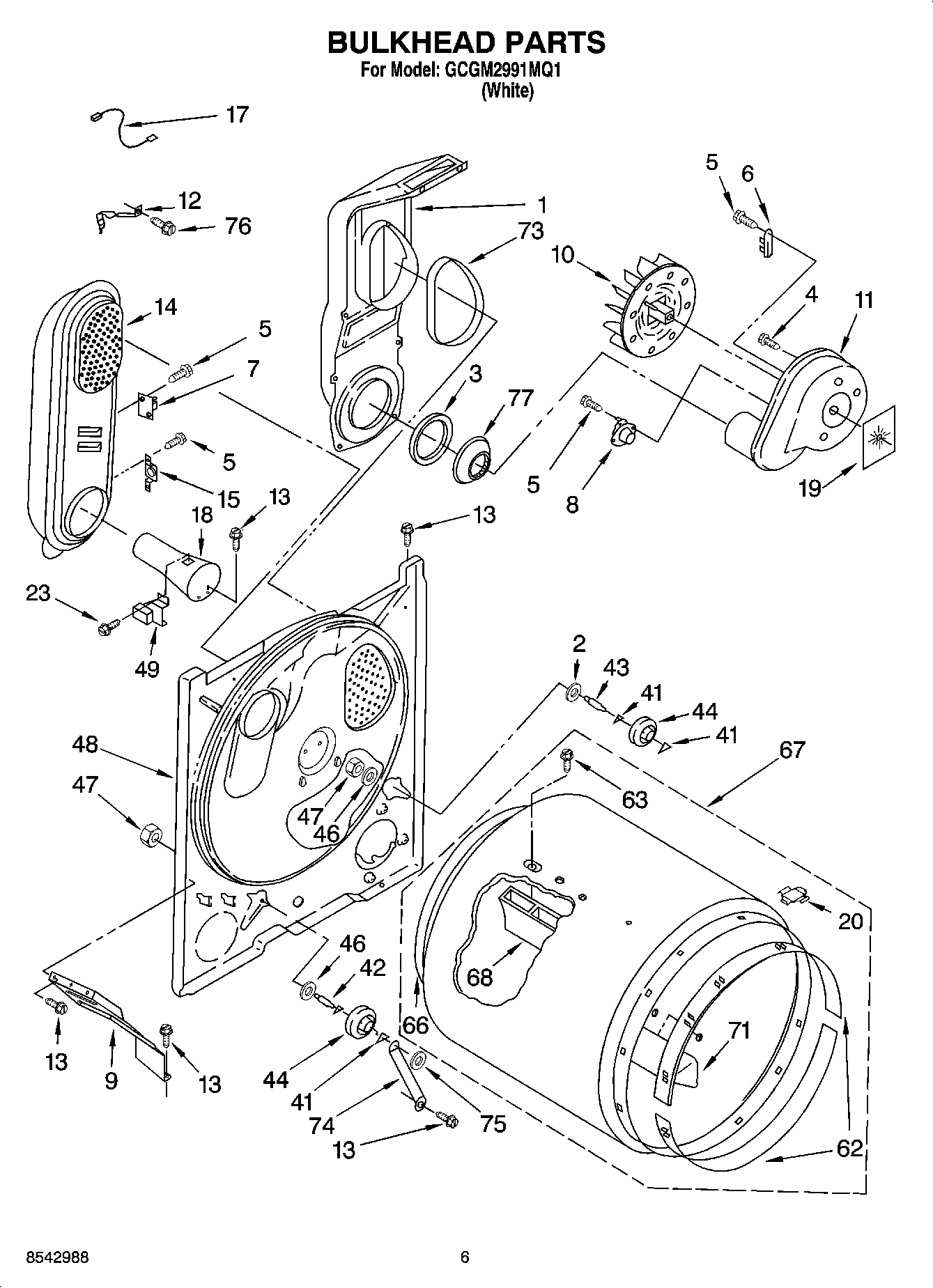 03 - BULKHEAD PARTS AND OPTIONAL PARTS (NOT INCLUDED)