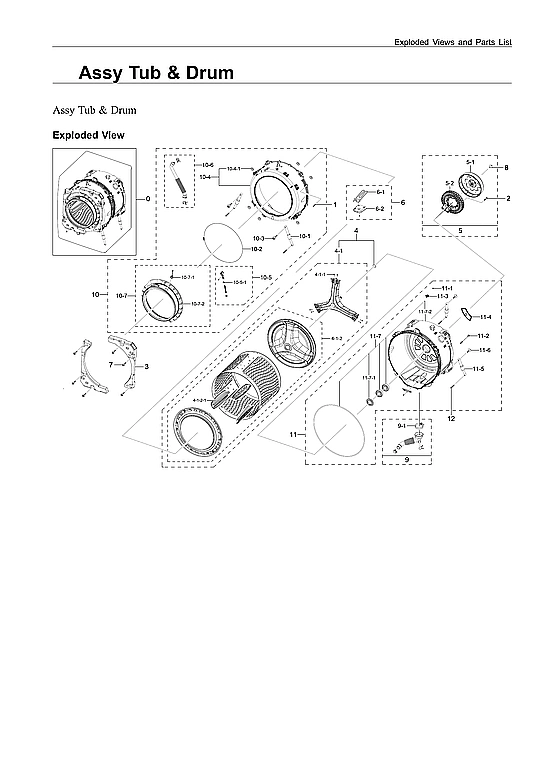 Tub & Drum Assembly