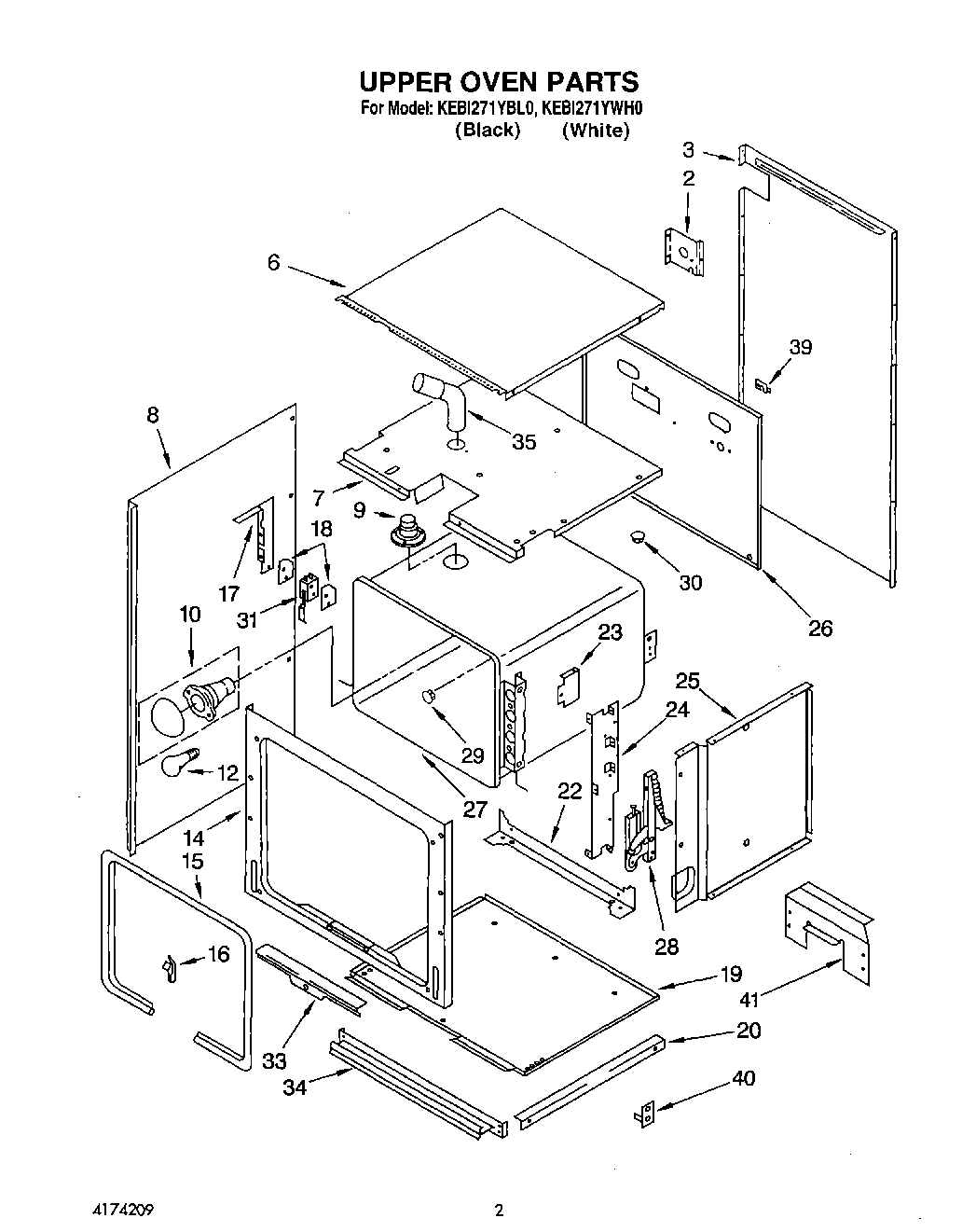 02 - UPPER OVEN, OPTIONAL