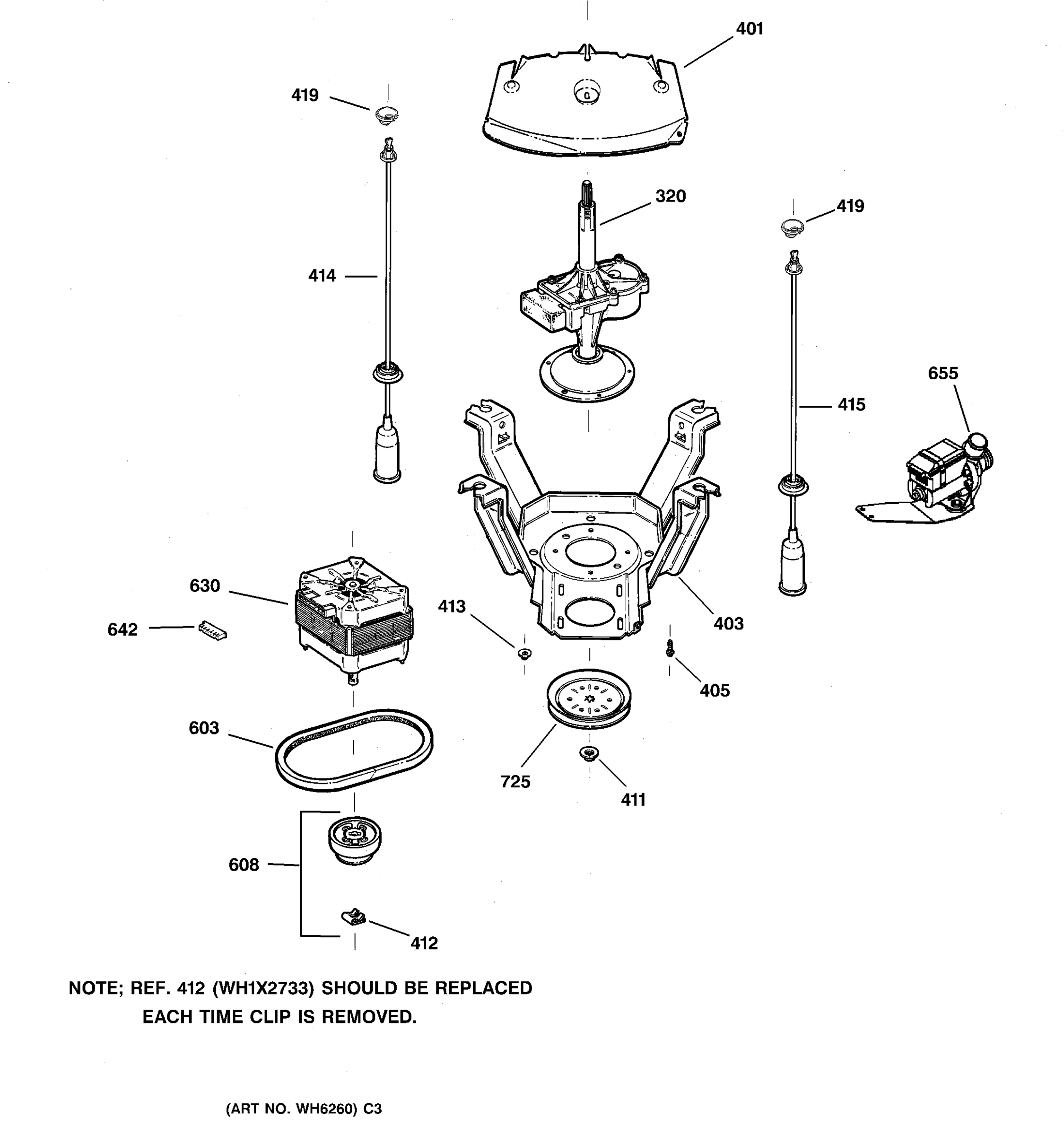 SUSPENSION, PUMP & DRIVE COMPONENTS