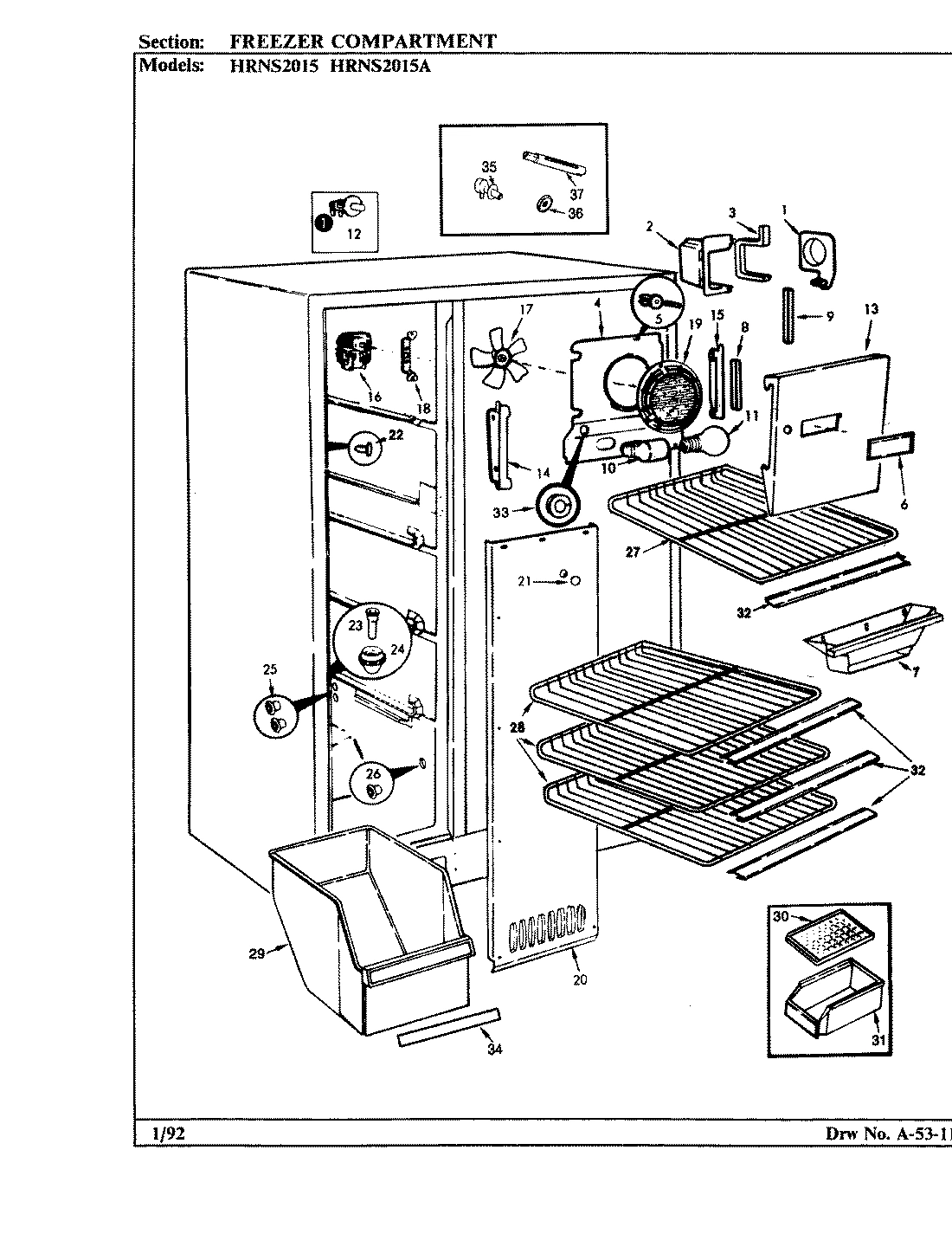 01 - FREEZER COMPARTMENT