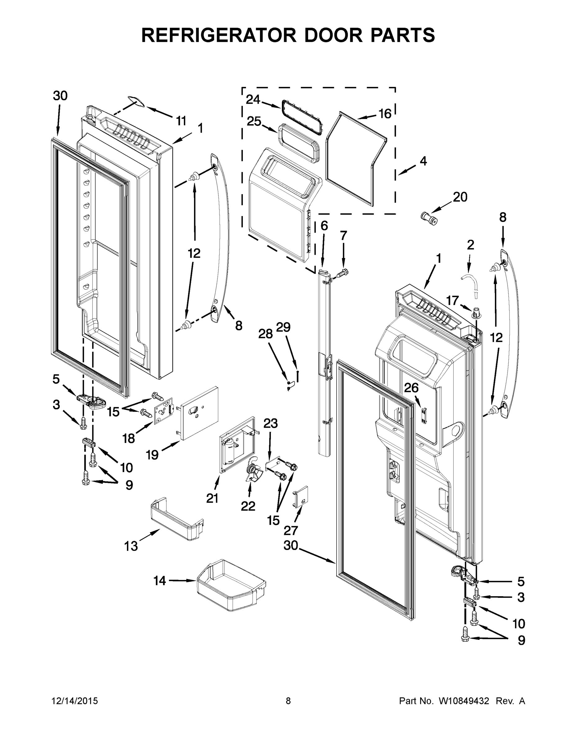 05 - REFRIGERATOR DOOR PARTS