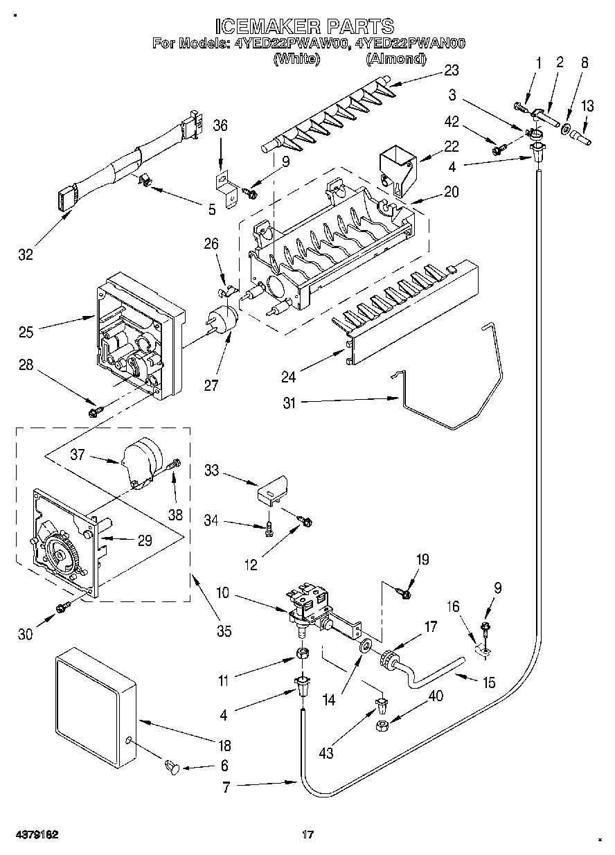 12 - ICEMAKER, LIT/OPTIONAL