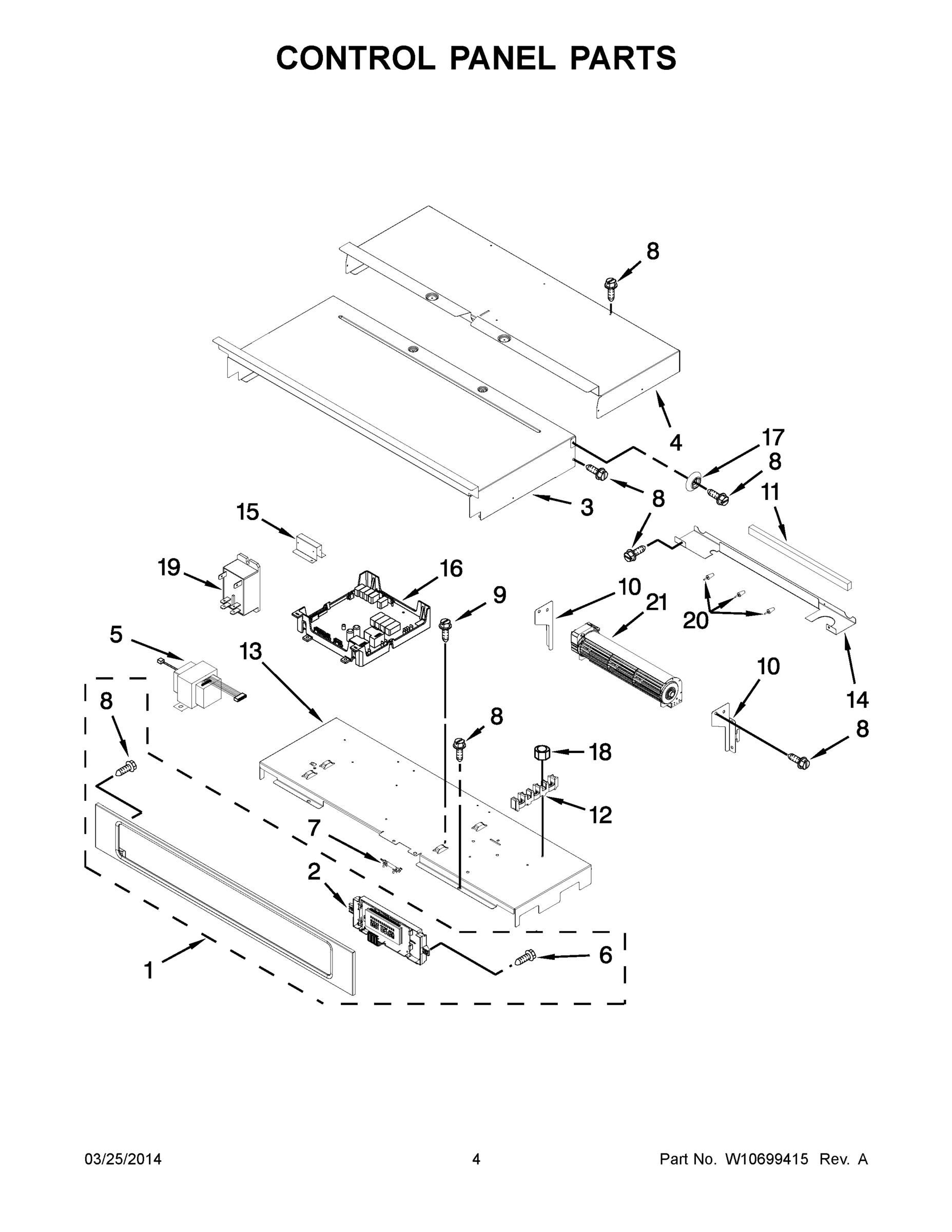 03 - CONTROL PANEL PARTS