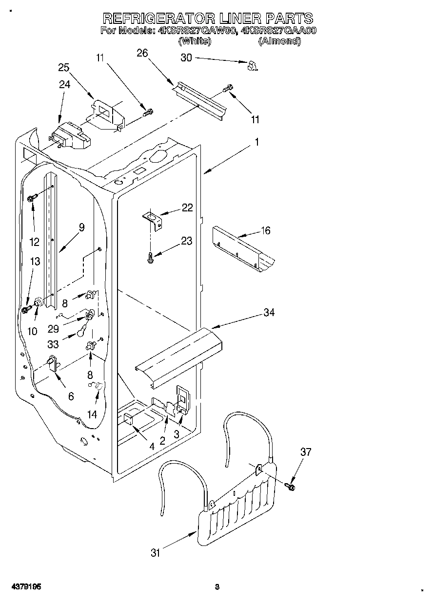 02 - REFRIGERATOR LINER