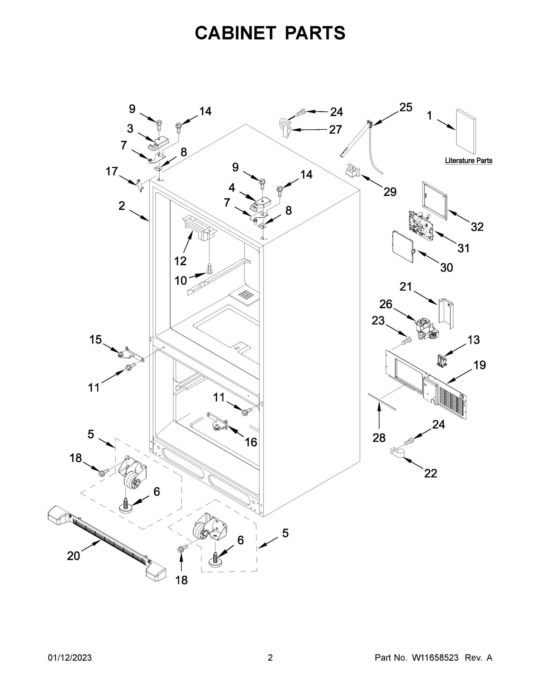 02 - CABINET PARTS
