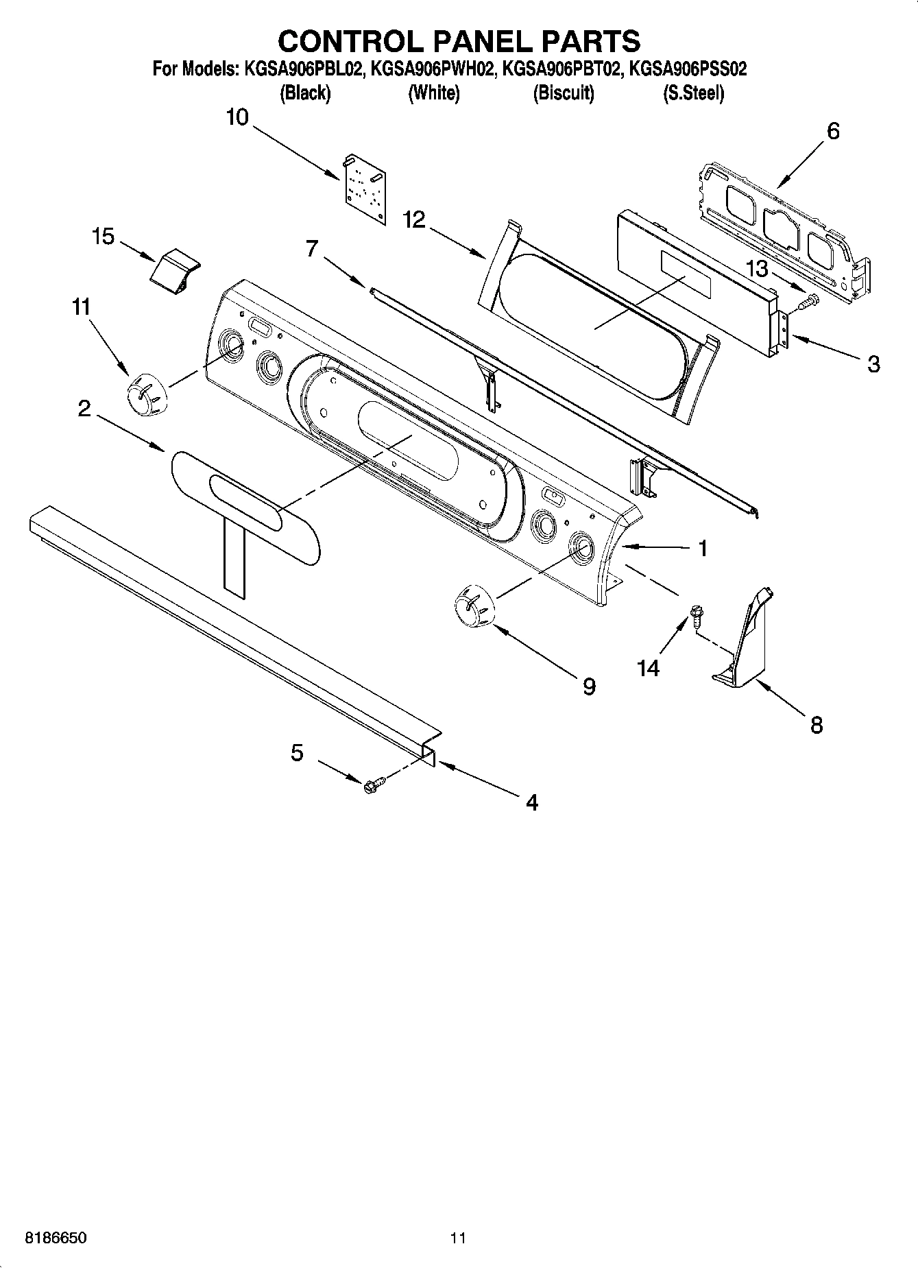 08 - CONTROL PANEL PARTS, OPTIONAL PARTS