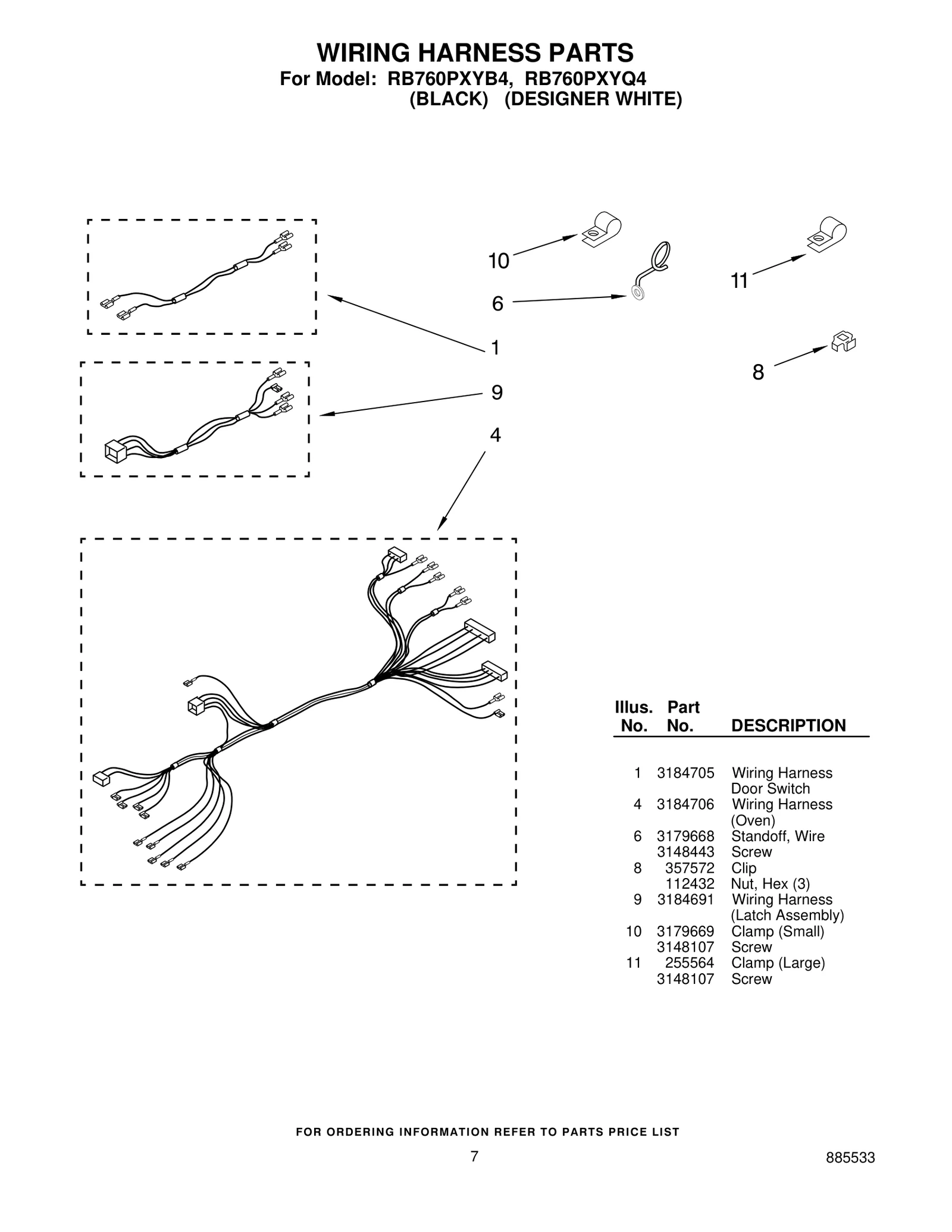 WIRING HARNESS PARTS