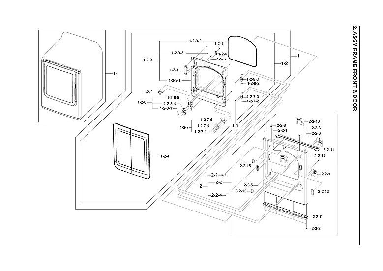 Front Frame & Door Assembly