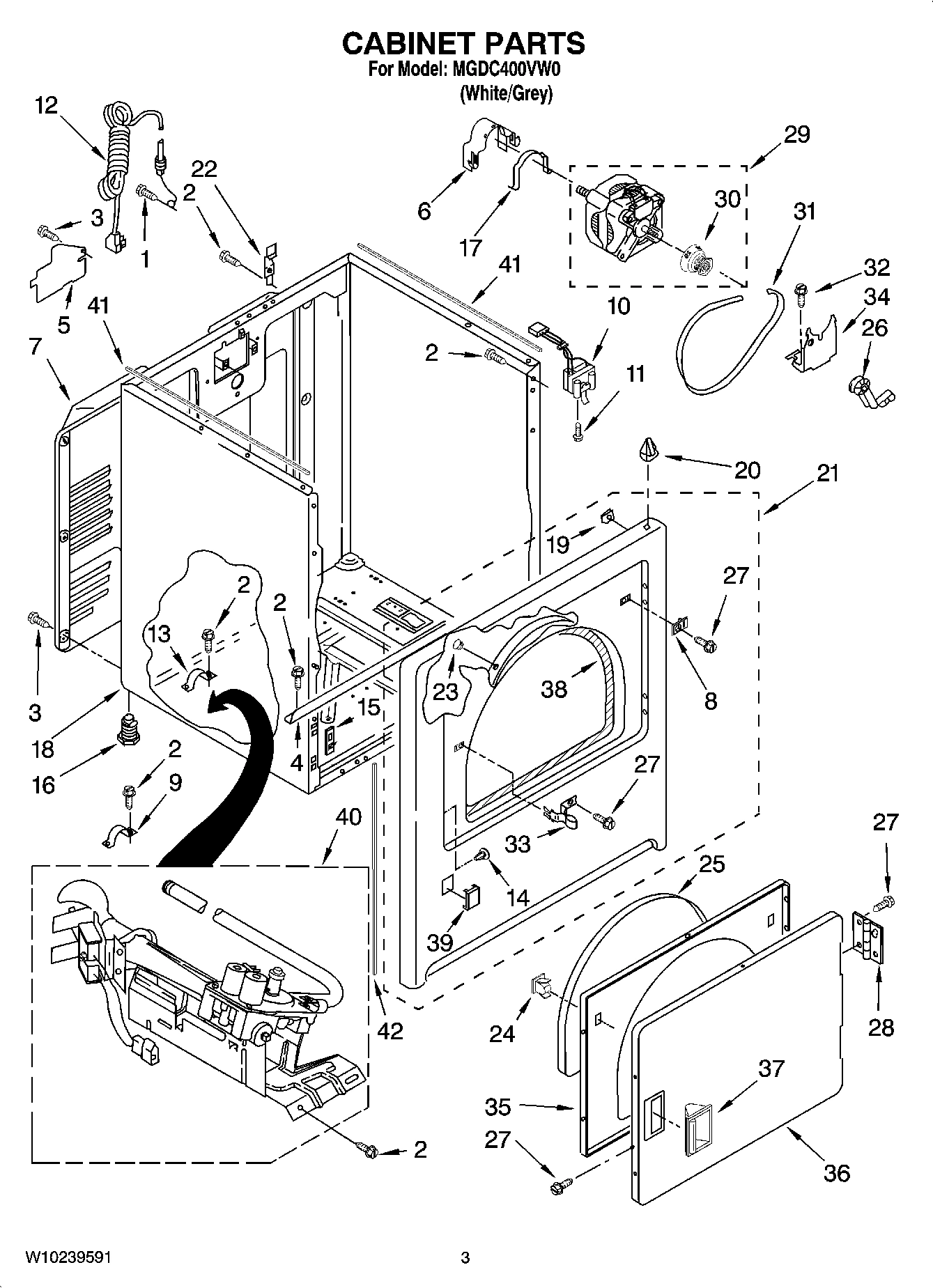 02 - CABINET PARTS