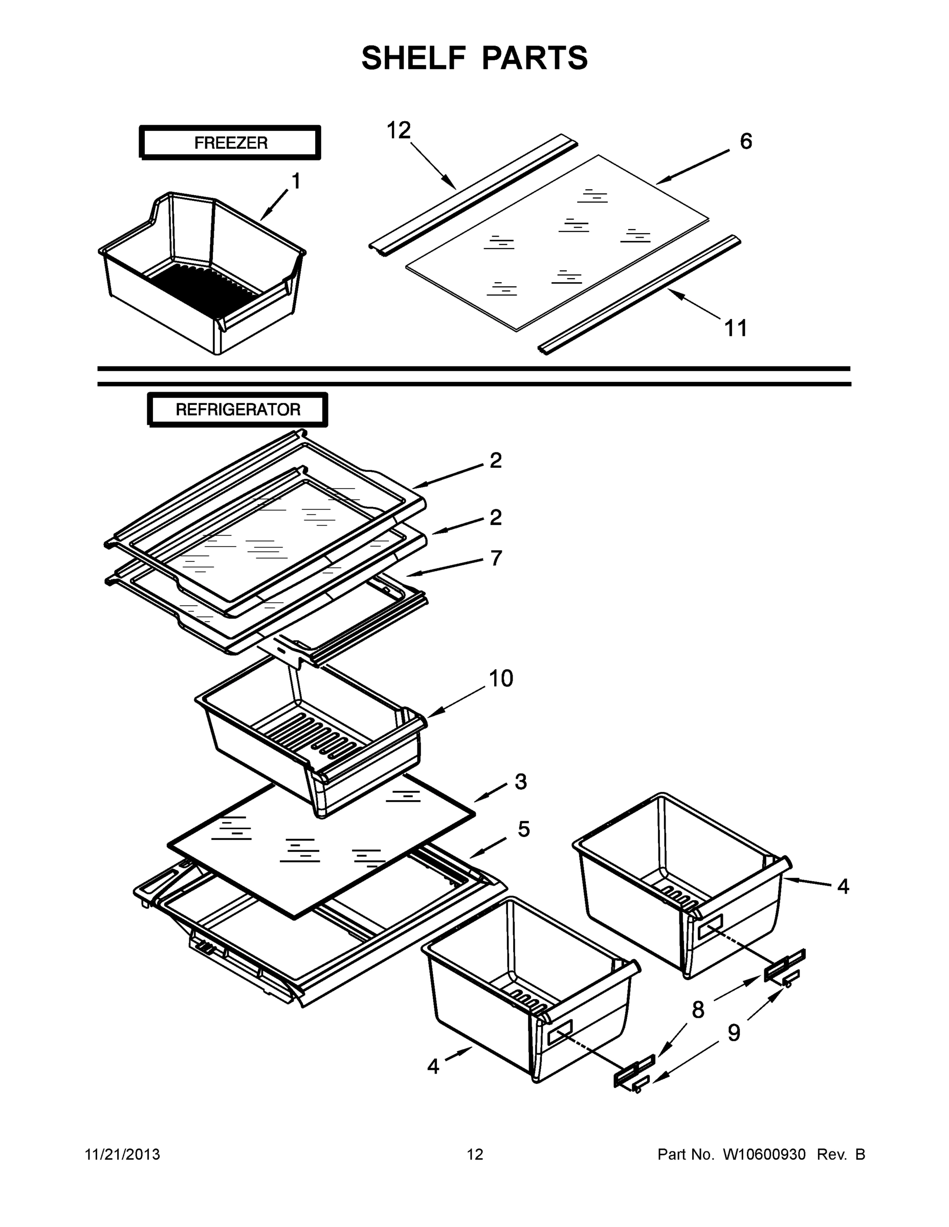 07 - SHELF PARTS