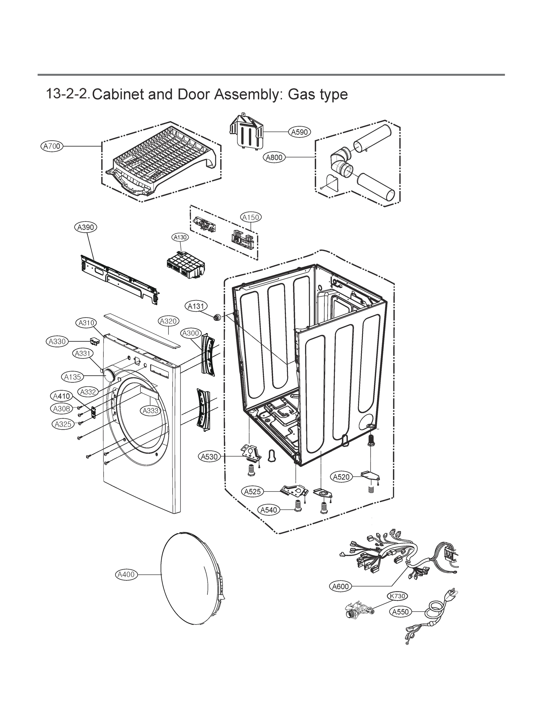 CABINET AND DOOR ASSEMBLY