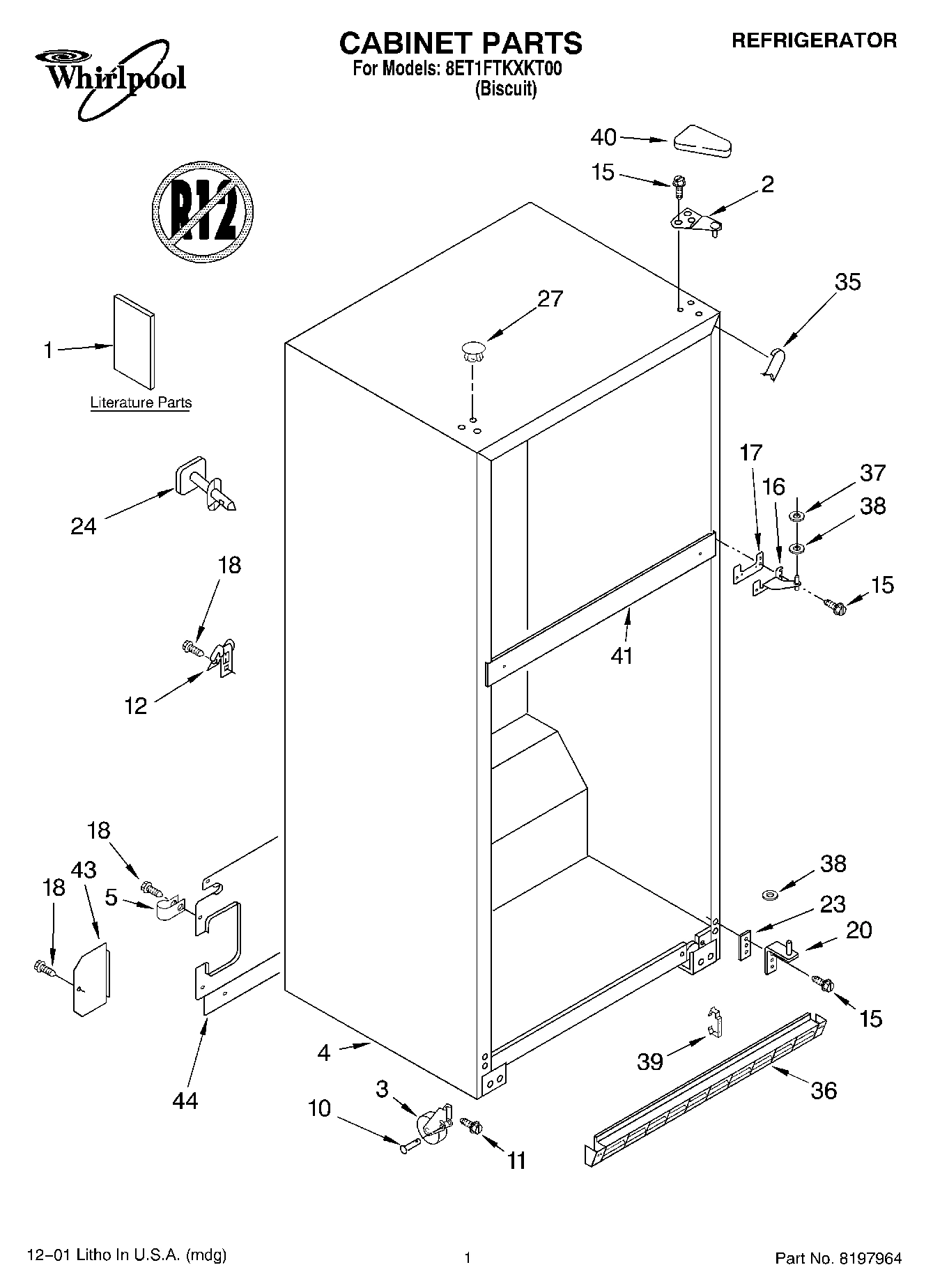 01 - CABINET, LITERATURE