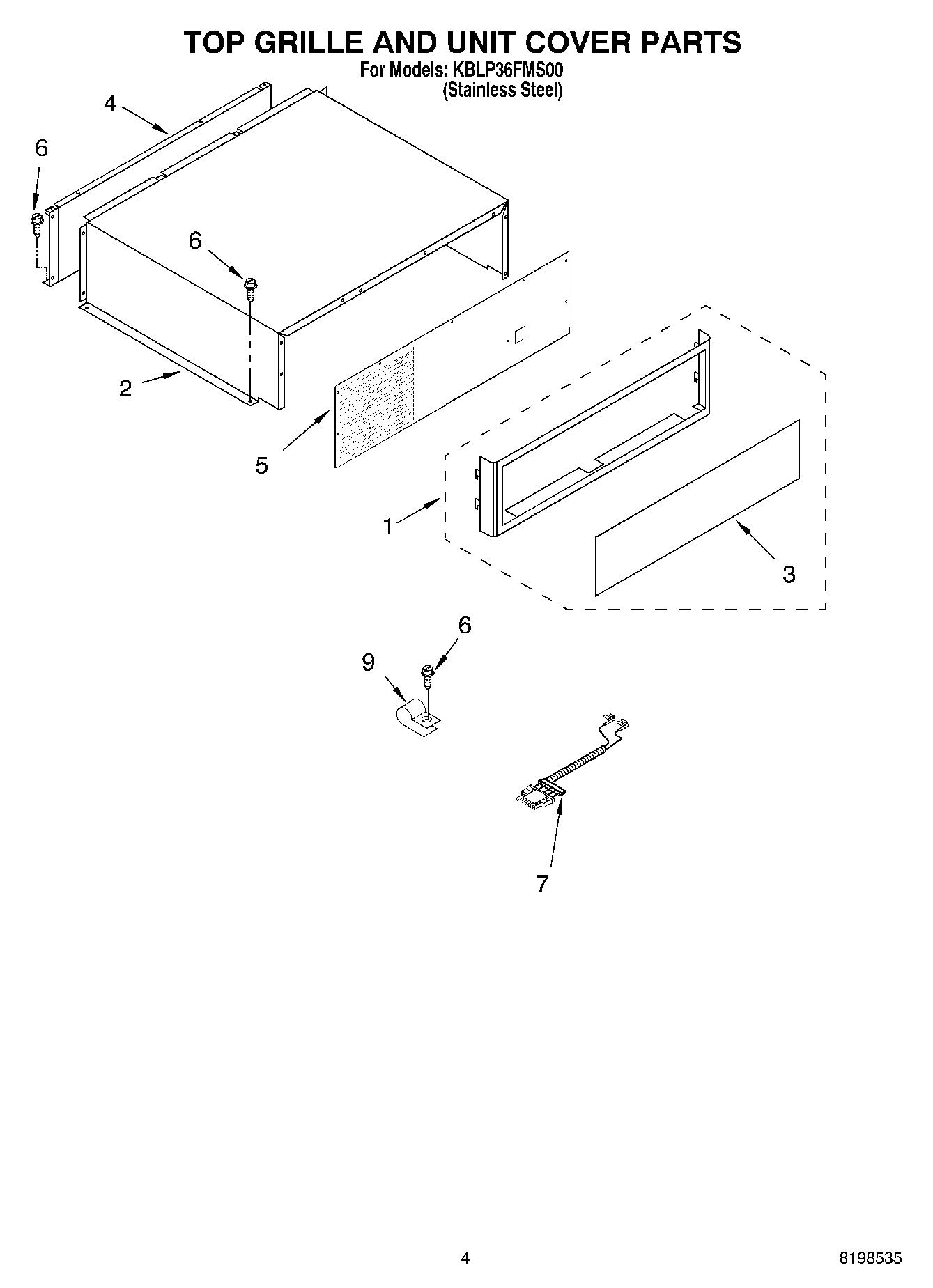 03 - TOP GRILLE AND UNIT COVER PARTS