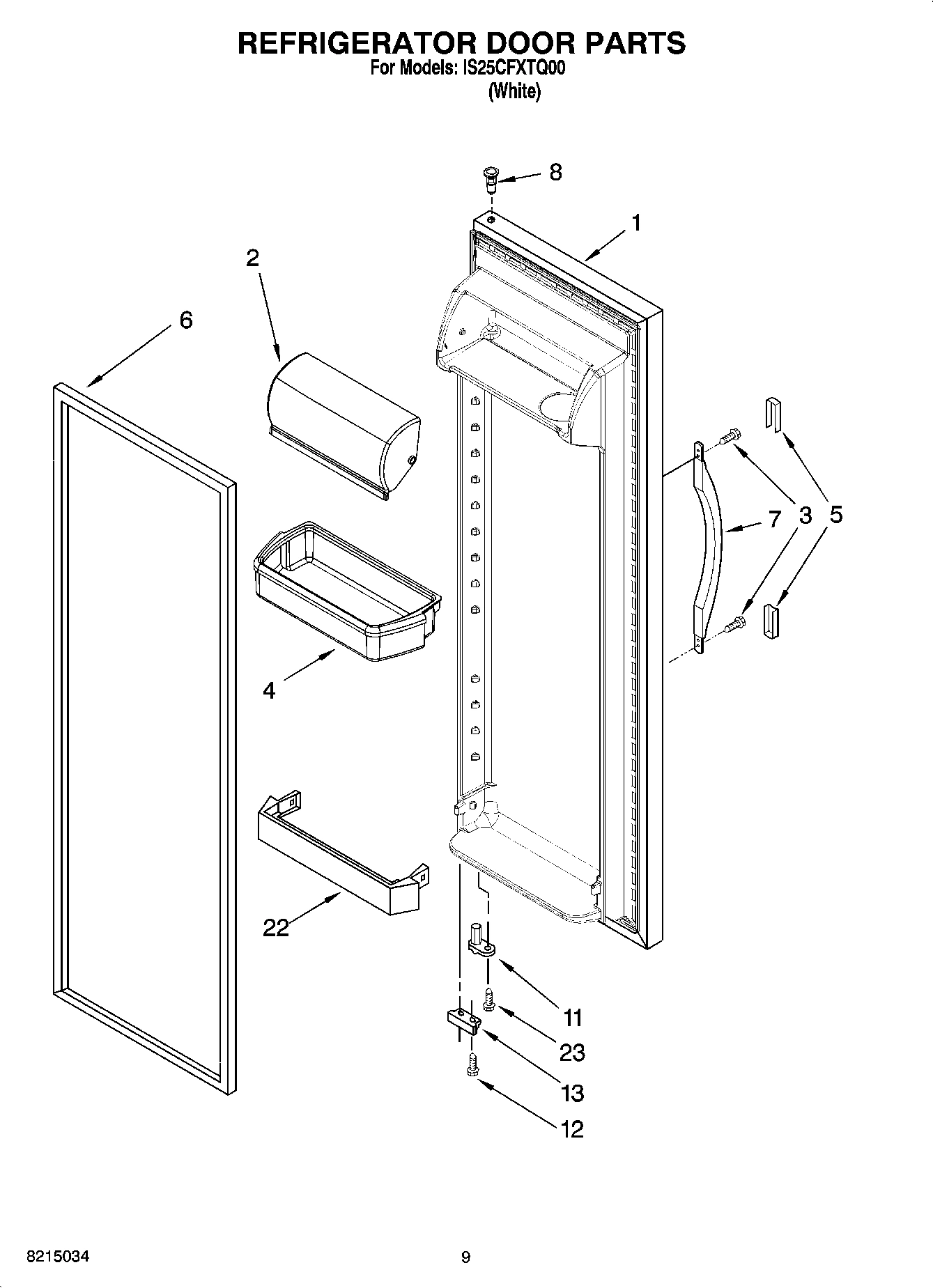 06 - REFRIGERATOR DOOR PARTS