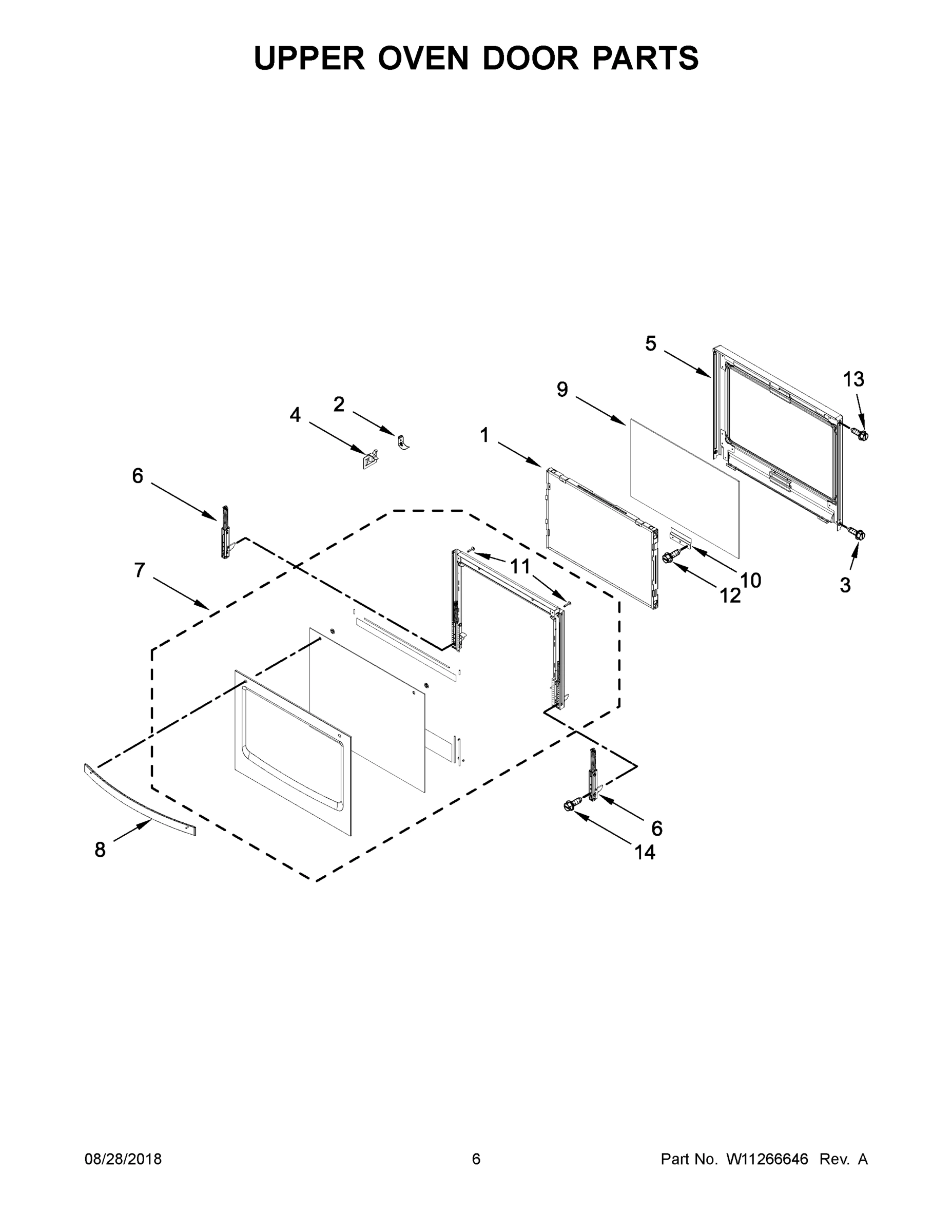 04 - UPPER OVEN DOOR PARTS